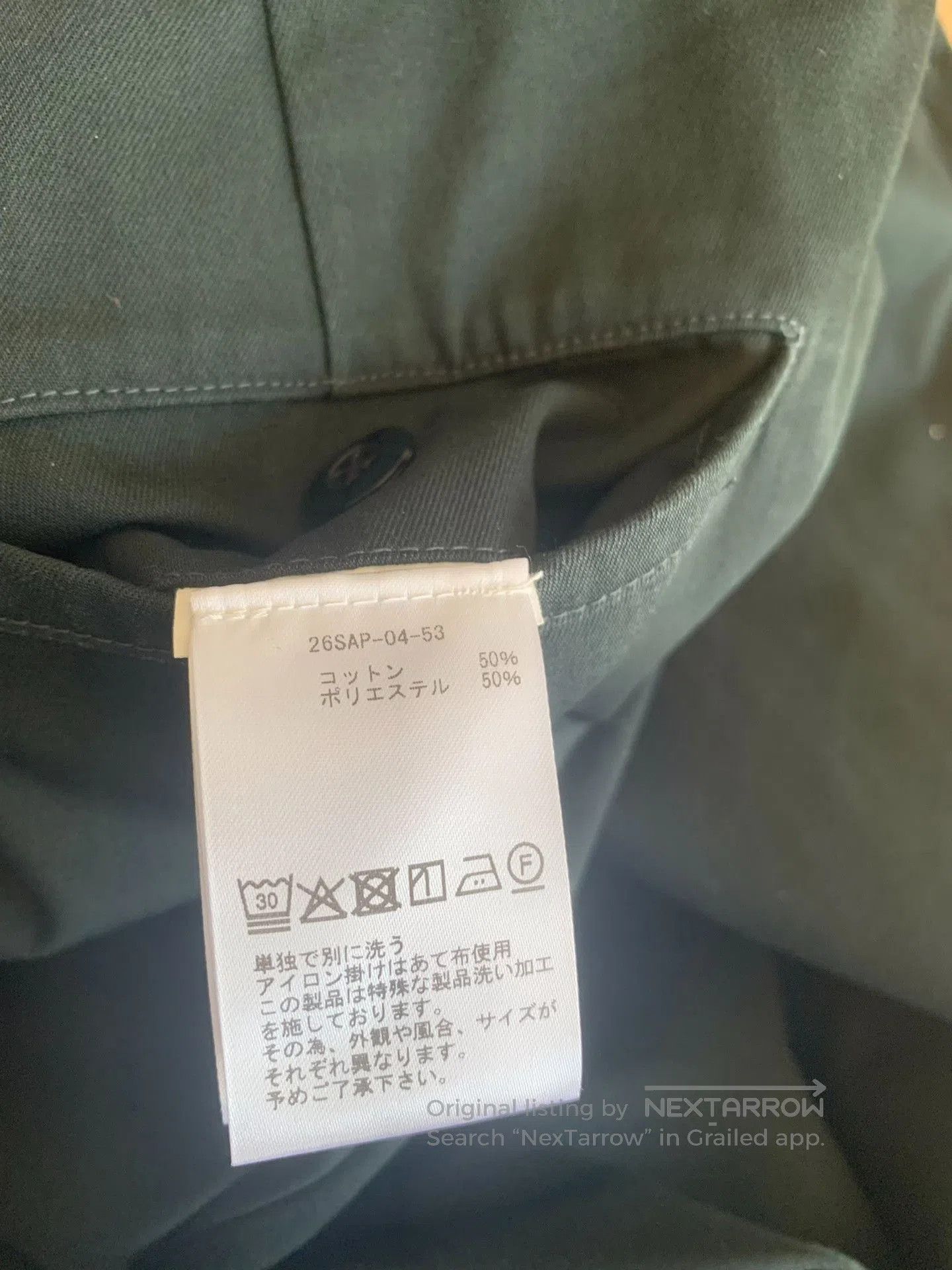 A.PRESSE A.PRESSE Work Chino Trousers 26SS. Size US 30 / EU 46 - 6 Thumbnail