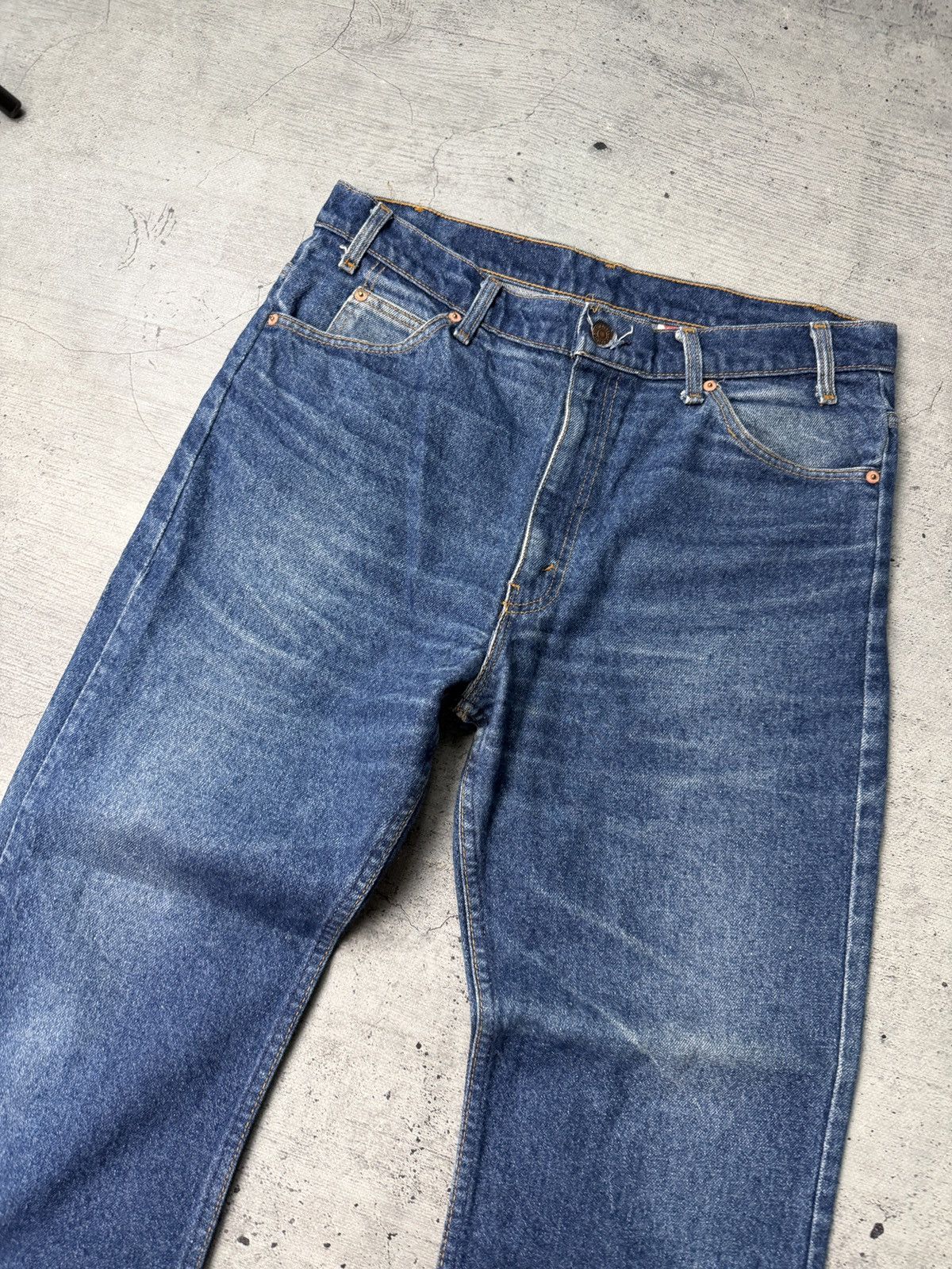 Levi's Jeans 80s Vintage Levi's 517 Light Wash Flared Jeans Size US 36 / EU 52 - 7 Thumbnail