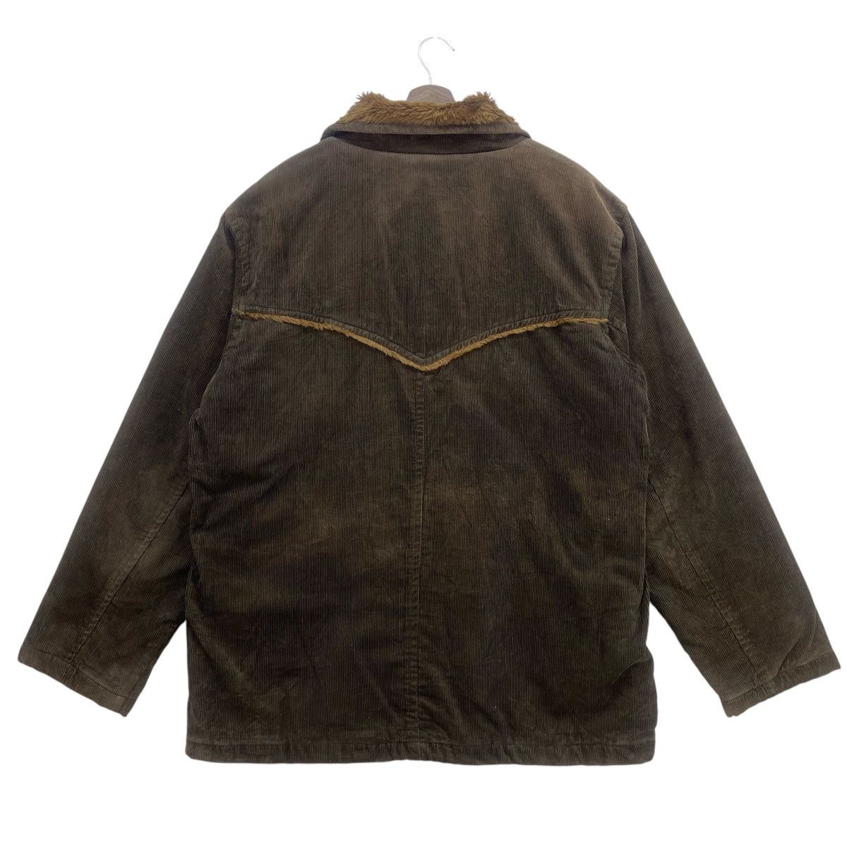 Japanese Brand Jeaning Garage Corduroy Sherpa Heavy Coat Size US XL / EU 56 / 4 - 3 Thumbnail