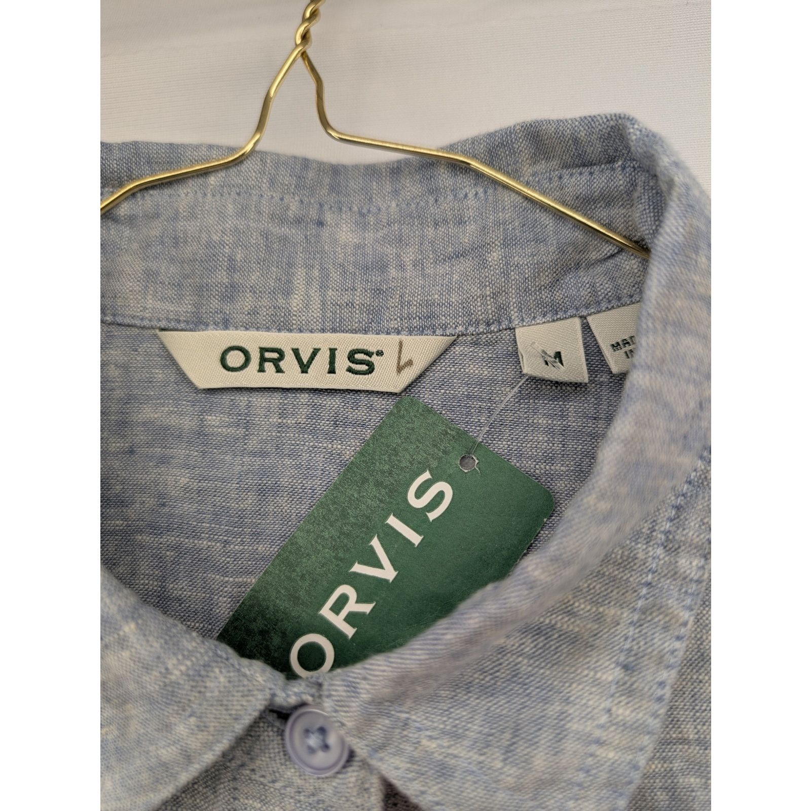 Orvis NWT Orvis Men's Performance Linen Classic Long Sleeve Shirt Size US M / EU 48-50 / 2 - 2 Thumbnail
