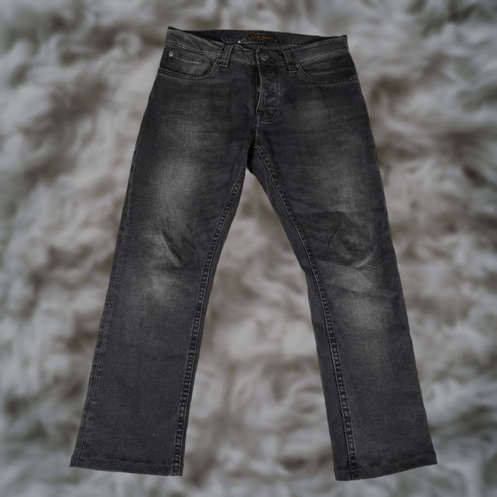 Nudie Jeans Nudie Jeans Grim Tim Gray Skinny Jeans Womens 30 Waist 24.5 Inseam Mid Rise Button Fly Size 30" / US 8 / IT 44 - 1 Thumbnail