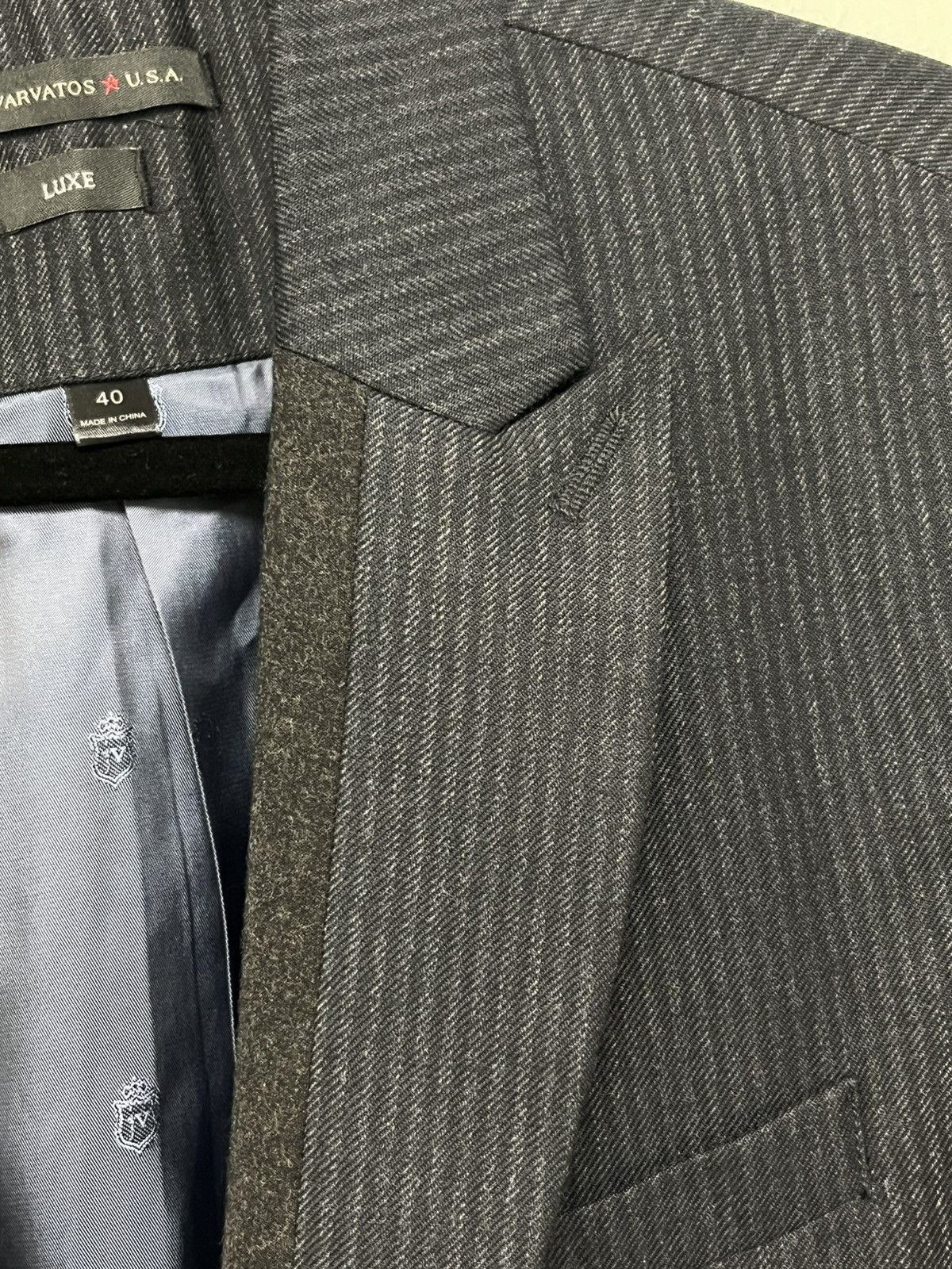 John Varvatos Striped jacket size 40 Size US M / EU 48-50 / 2 - 6 Thumbnail