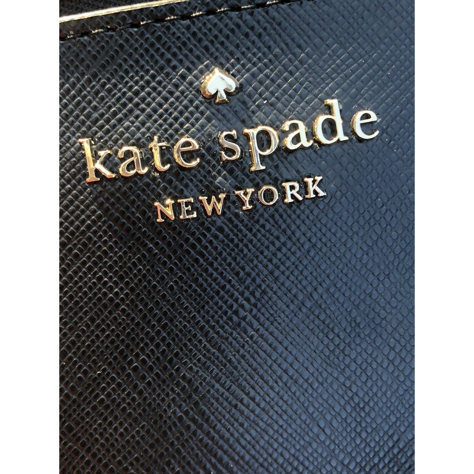 Kate Spade Kate Spade Staci Black Medium L-zip Card Holder Wallet Size ONE SIZE - 3 Thumbnail