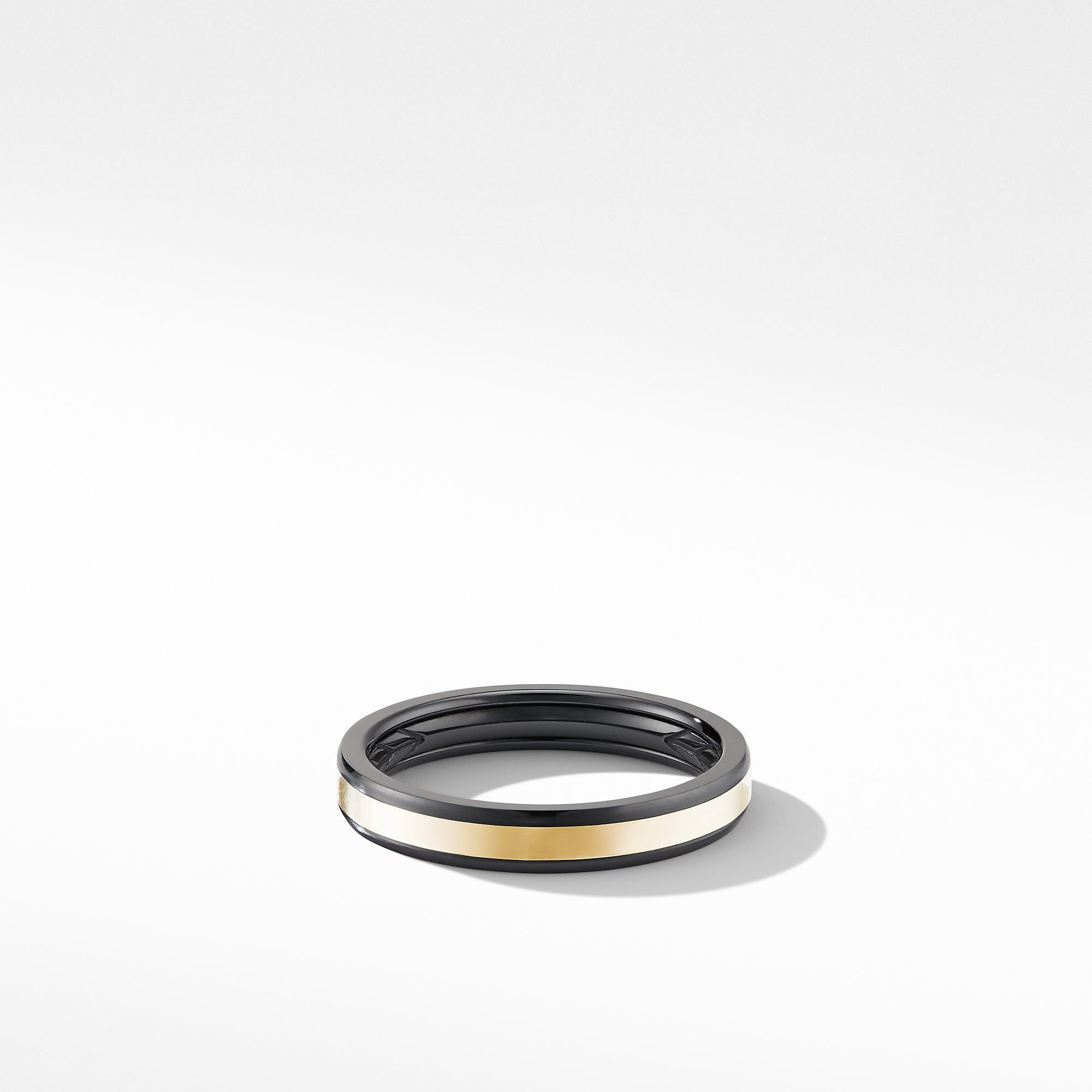 David Yurman o1w1db10526 R25215M/Size 6/Beveled Band Ring in Black Size ONE SIZE - 1 Thumbnail