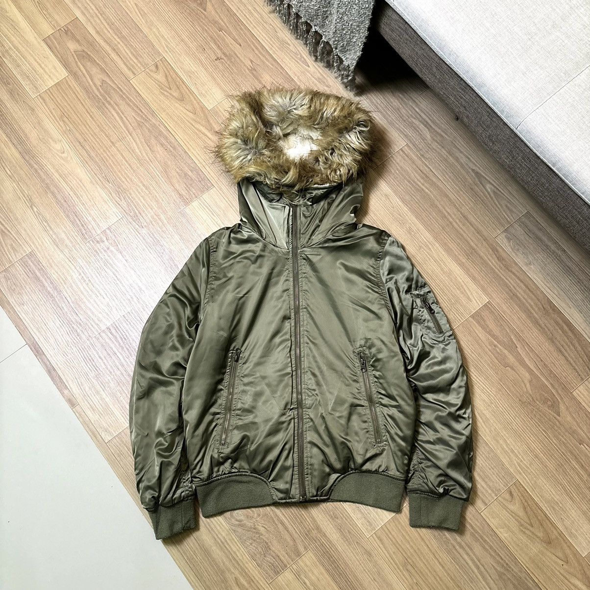14th Addiction × If Six Was Nine × Le Grande Bleu (L.G.B.) G.O.A | Earth Fur faux jacket IfSixWasNine LGB Style Size US M / EU 48-50 / 2 - 3 Thumbnail