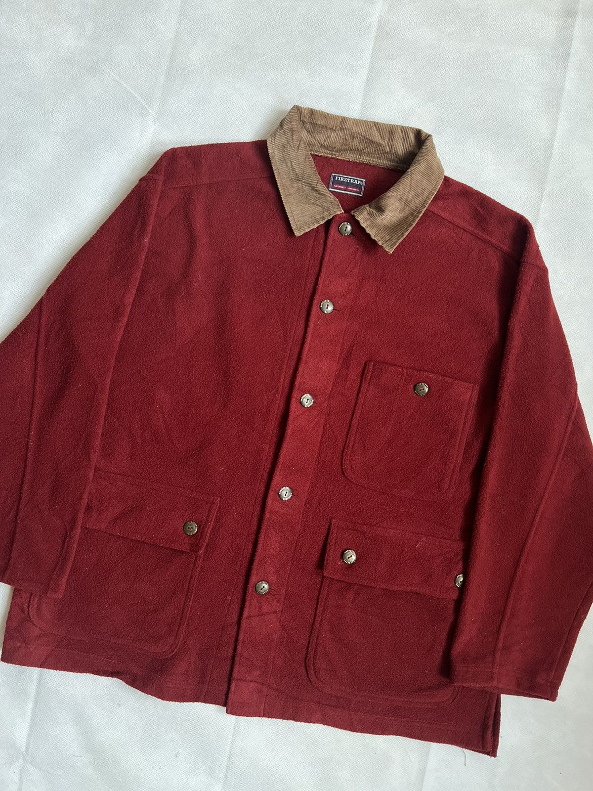 Japanese Brand Firetrap Wool Japanese Brand Chore Jacket Size US XL / EU 56 / 4 - 5 Thumbnail
