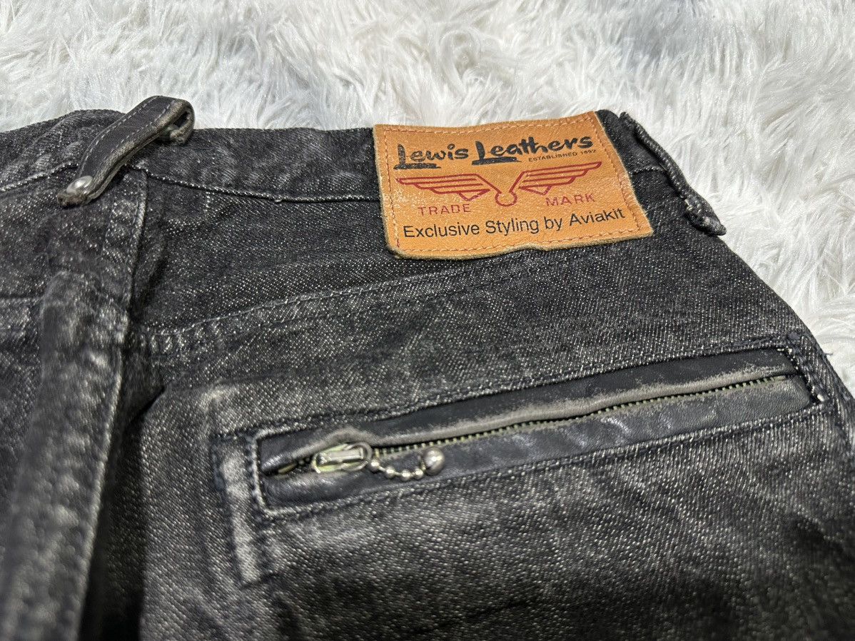Kapital 🔥Rare Kapital x Lewis Leather Red Tab Selvedge Denim Size US 31 - 15 Thumbnail