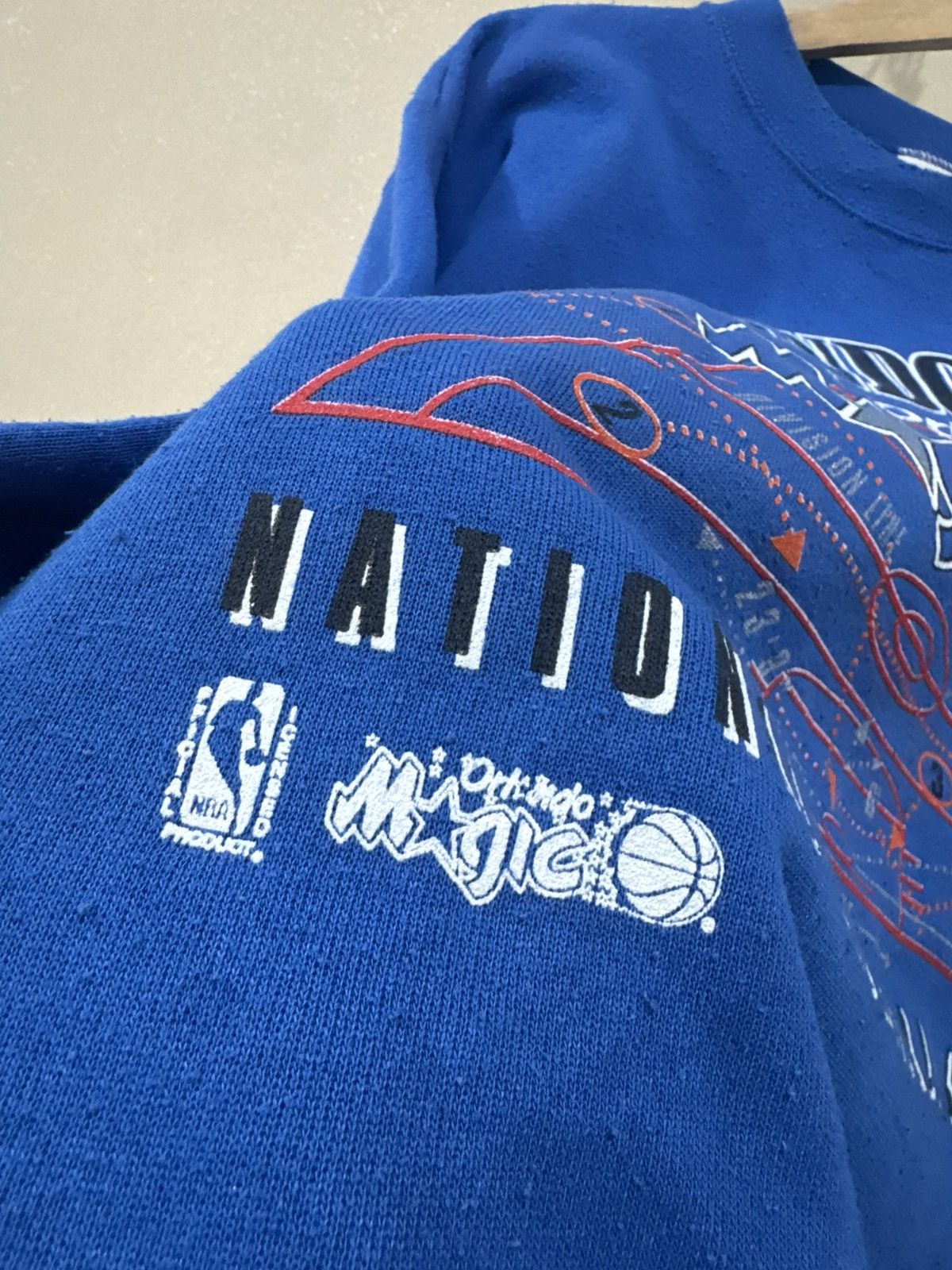 NBA 90's Orlando Magic NBA Vintage Sweatshirt (Made in USA) Size US L / EU 52-54 / 3 - 4 Thumbnail