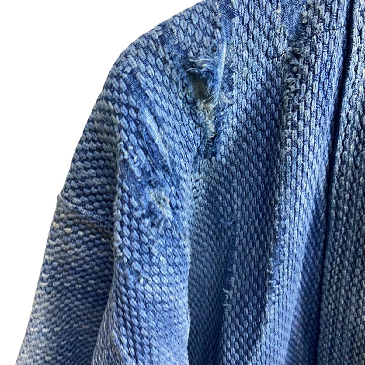 Indigo Vintage 70s Distress kimono sashiko indigo Size US M / EU 48-50 / 2 - 10 Thumbnail