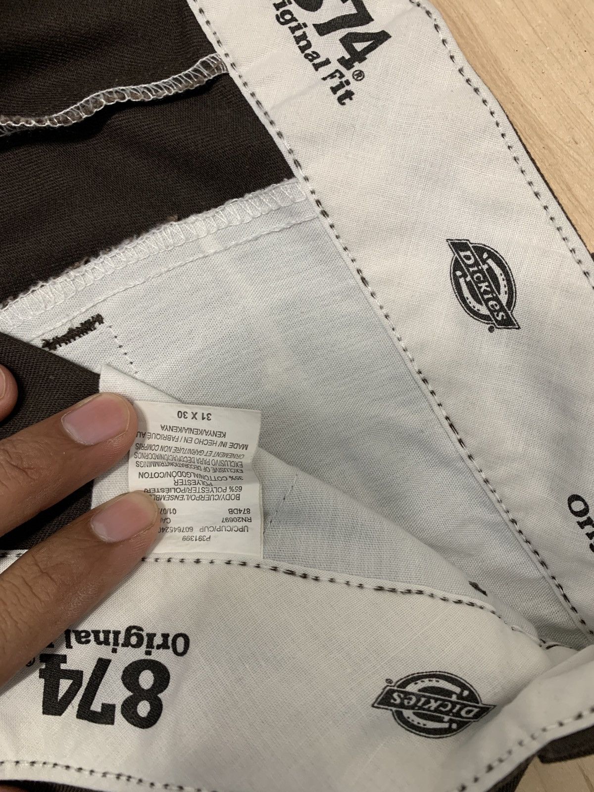 Dickies Brown Dickies Pants 874 Size US 31 - 2 Thumbnail