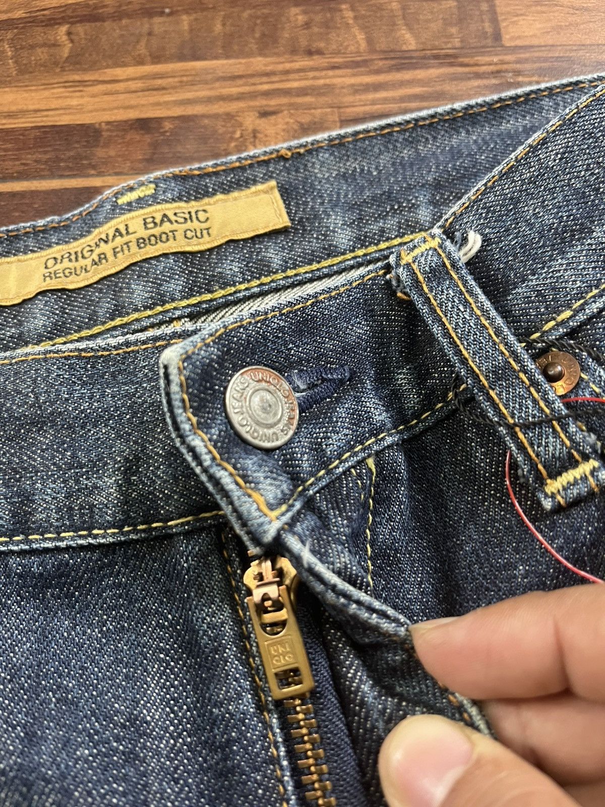 Uniqlo ORIGINAL BASIC REGULAR FIT BOOT CUT. Size US 30 / EU 46 - 6 Thumbnail
