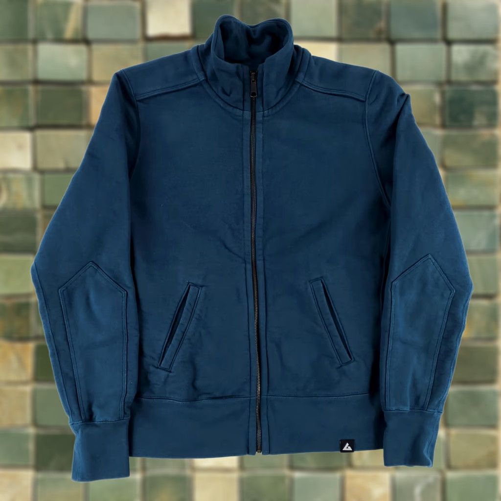 Vintage American Giant Full Zip Jacket Sweatshirt Windbreaker Blue Mens M Size US M / EU 48-50 / 2 - 1 Thumbnail
