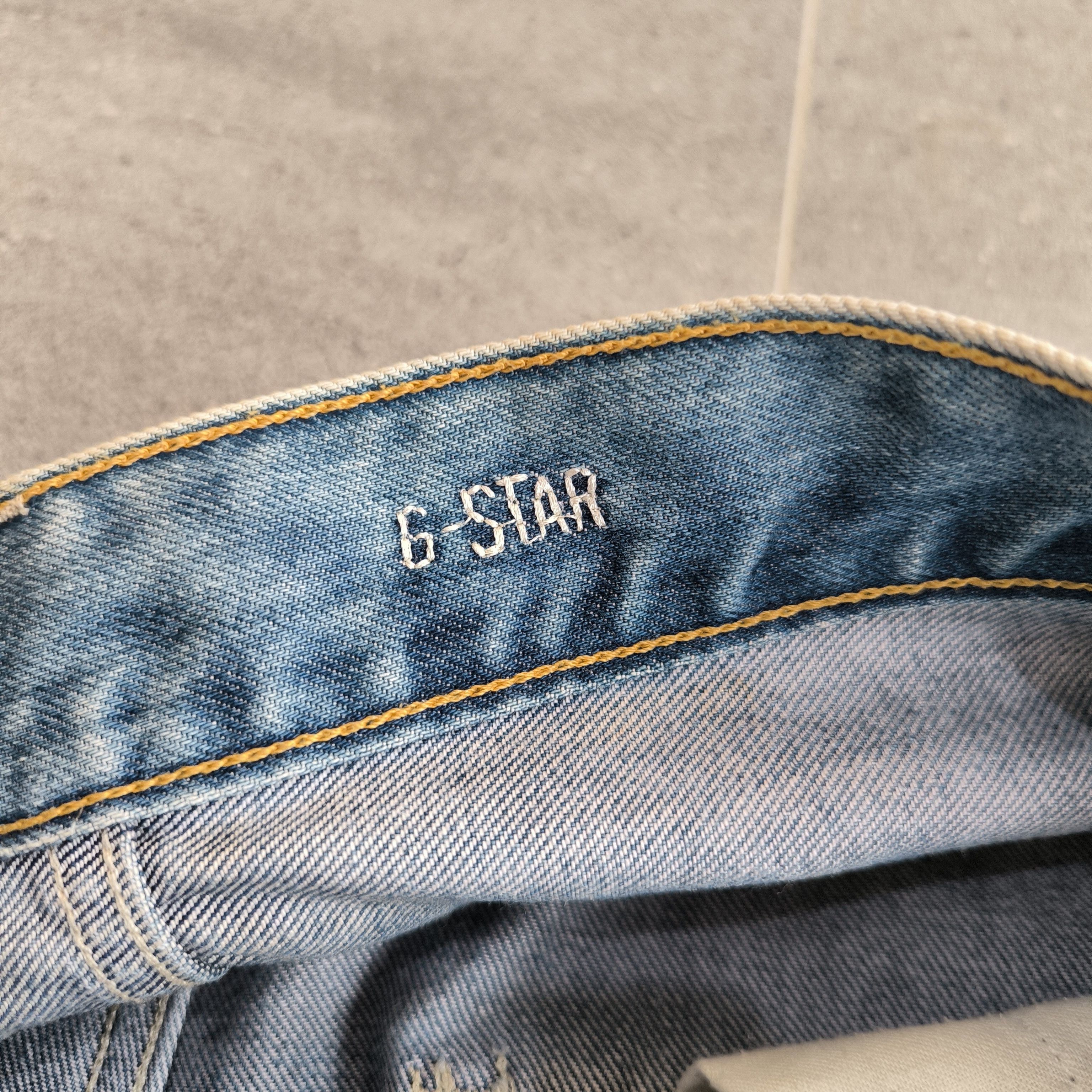 G-Star G-Star Raw 3301 Arc 3D Loose Fit Washed Denim Jeans Size US 32 / EU 48 - 8 Thumbnail