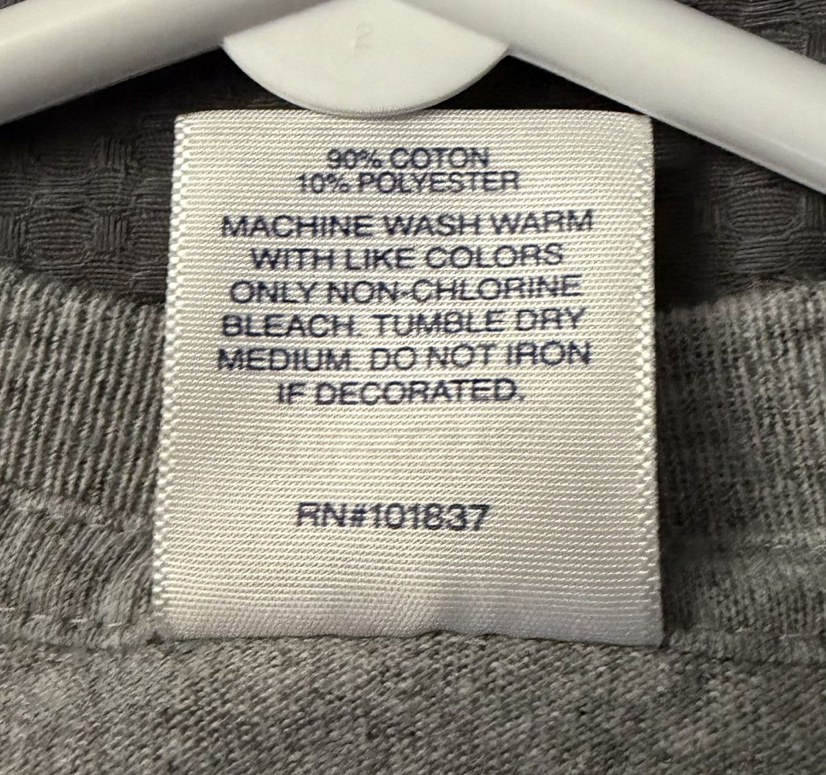 Supreme Supreme Verify Tee Heather Grey Size US M / EU 48-50 / 2 - 4 Thumbnail