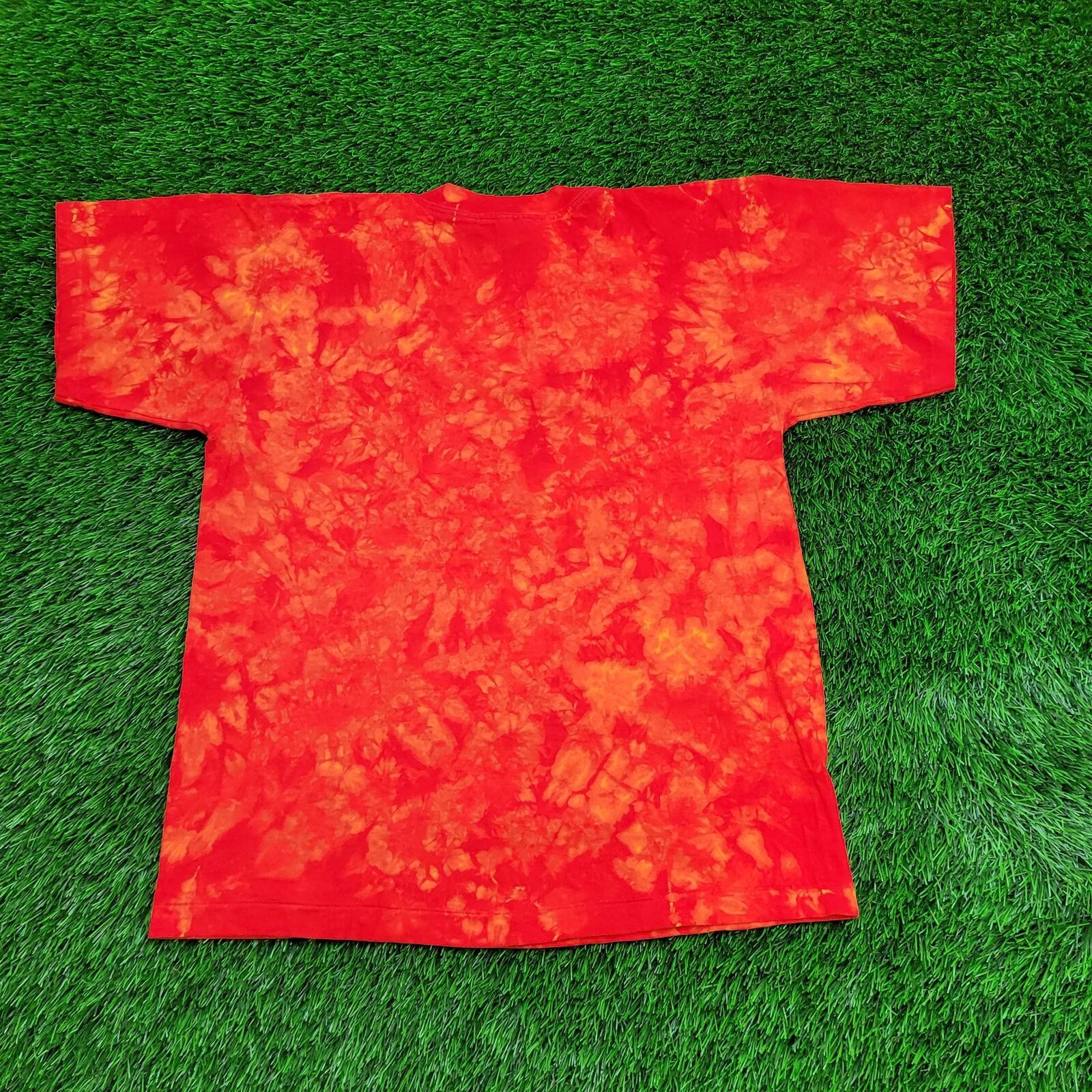 Vintage Vintage 90s Alore Shirt Medium 20x25 Red Orange Size US M / EU 48-50 / 2 - 2 Thumbnail