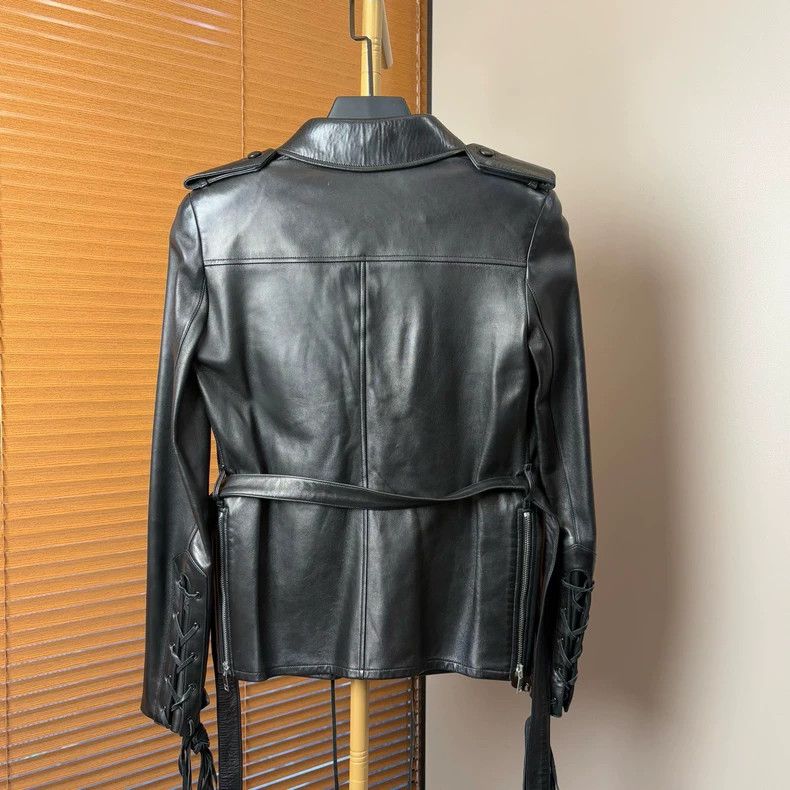 Yves Saint Laurent saint Laurent Black leather jacket 2501-Nextarrow Size XXS / US 00 / IT 34 - 2 Thumbnail