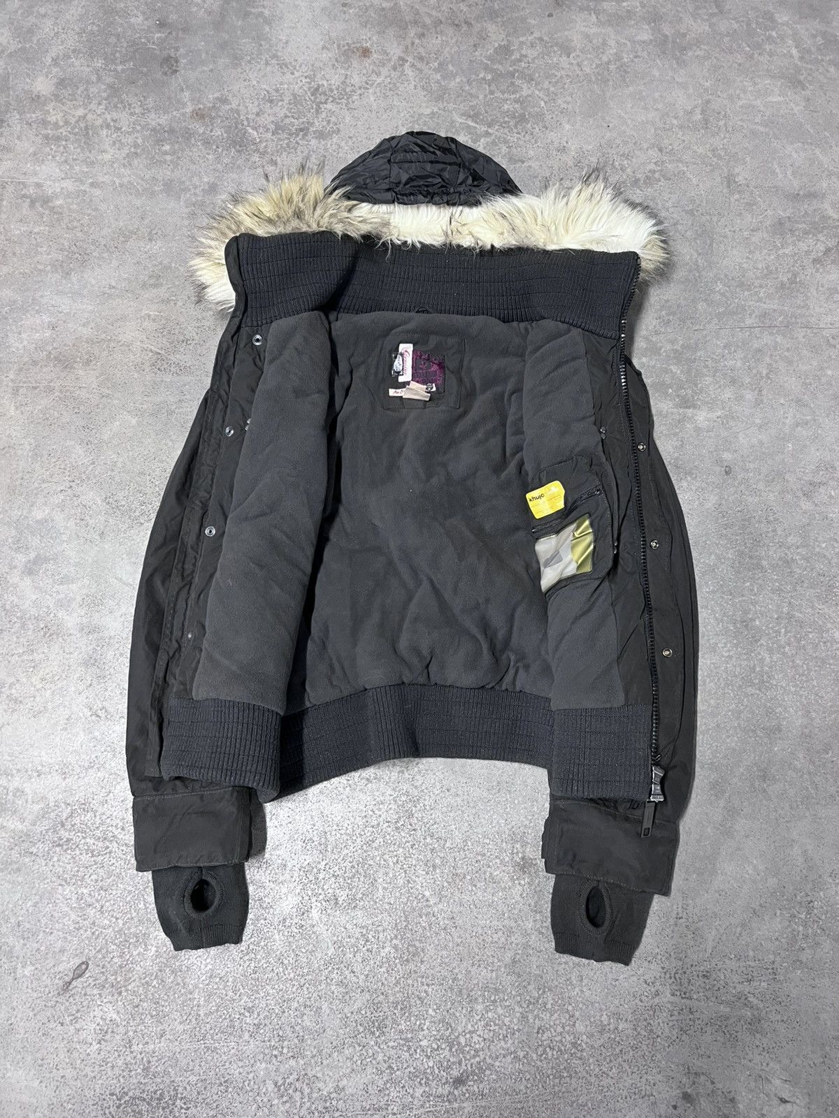 If Six Was Nine Thumb Hole Winter Faux Fur Collar Japanese Style Jacket Size US S / EU 44-46 / 1 - 5 Thumbnail