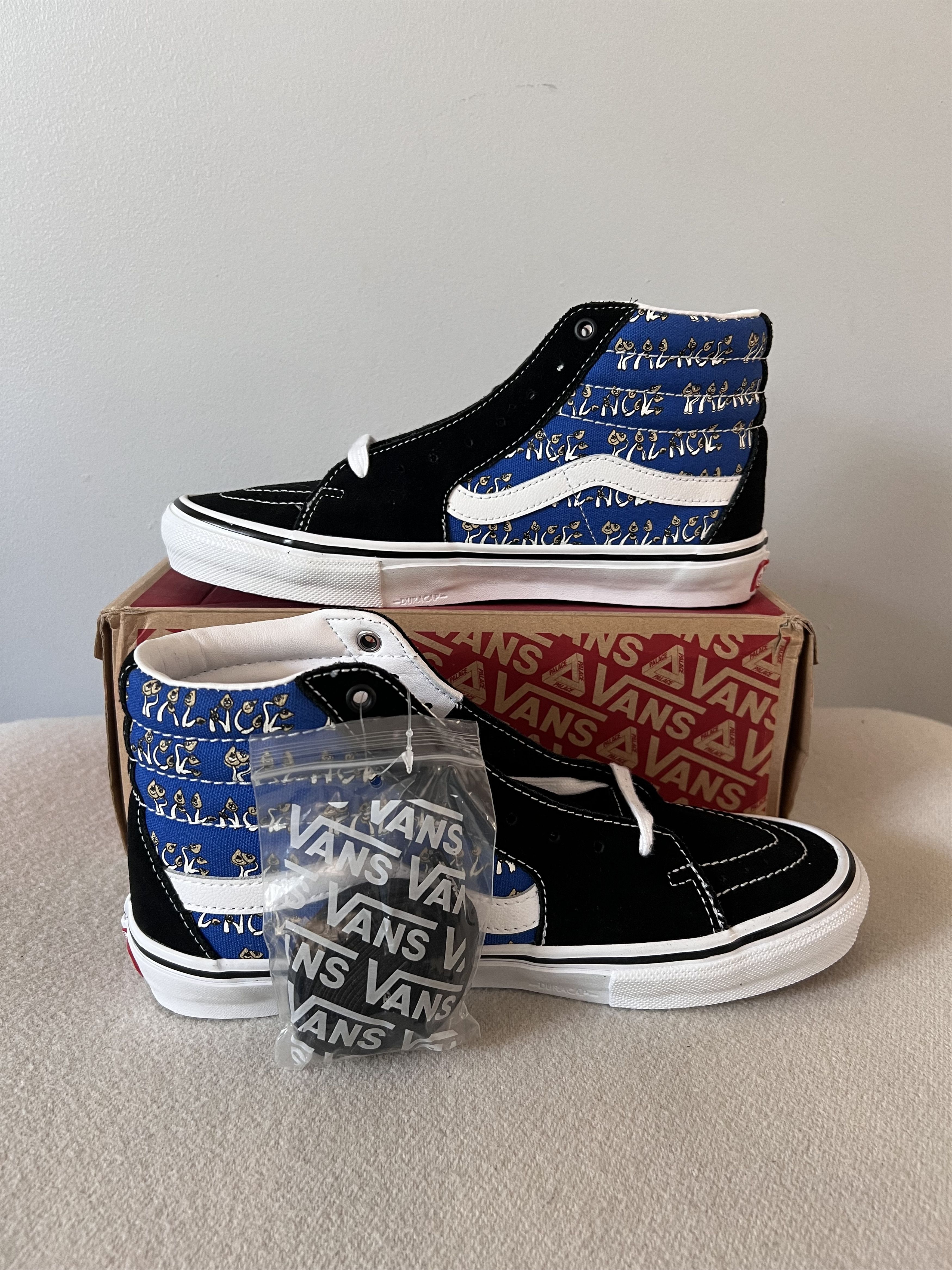 Palace Palace Vans Sk8 Hi Shroom Pack in Blue Size US 8.5 / EU 41-42 - 3 Thumbnail