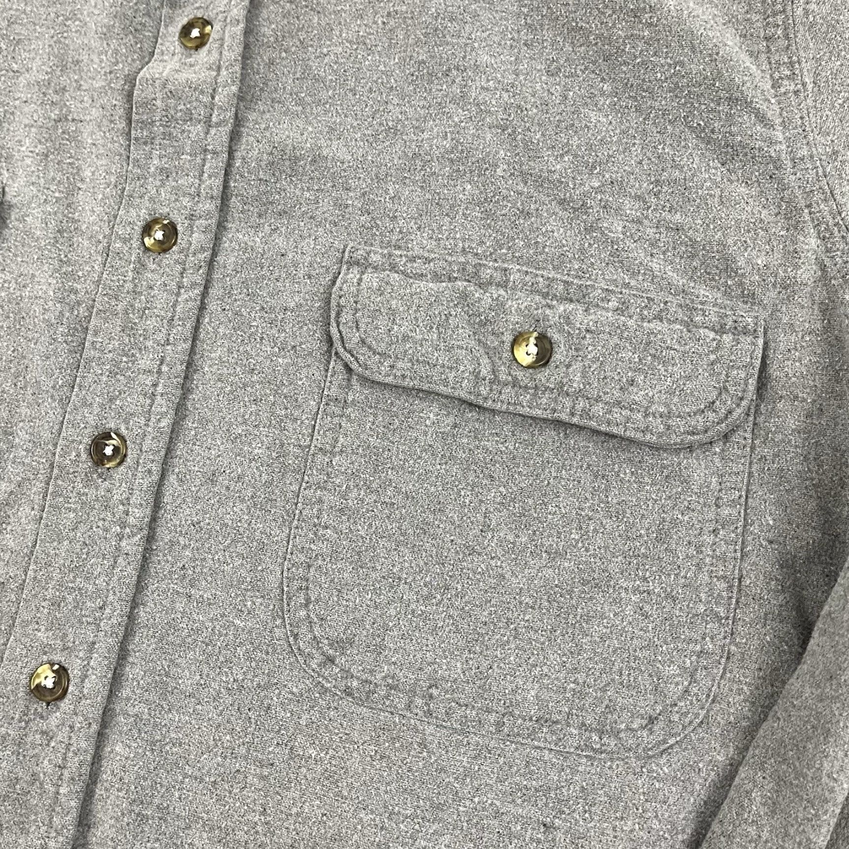 Vintage VINTAGE Five Brothers Shirt Men's L Gray Plaid Button-Up Long Sleeve Flannel Casual Outdoor Size US L / EU 52-54 / 3 - 6 Thumbnail
