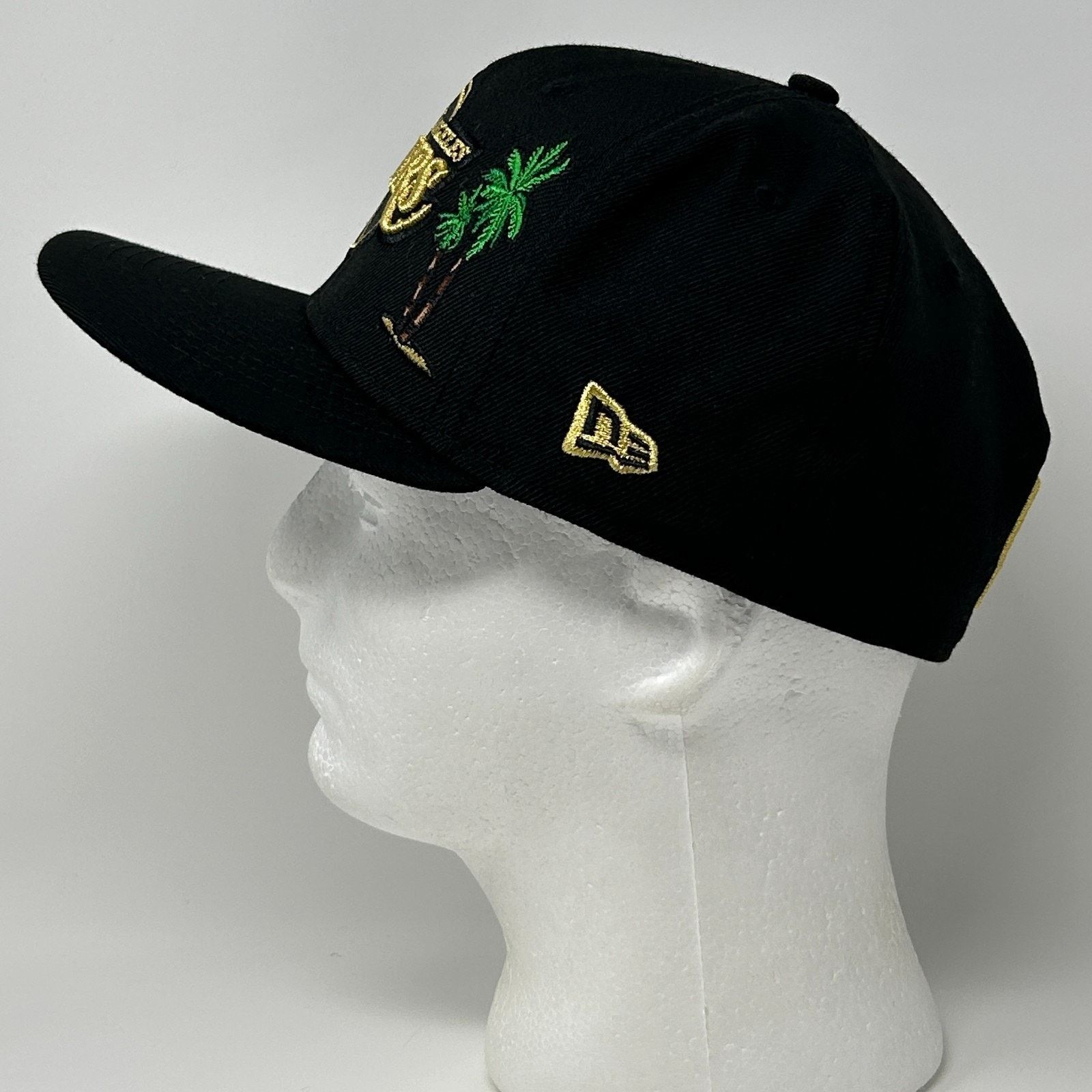 New Era Los Angeles LA Lakers Hat Cap Taco Palm New Era Fitted 7 1/2 Size ONE SIZE - 7 Thumbnail