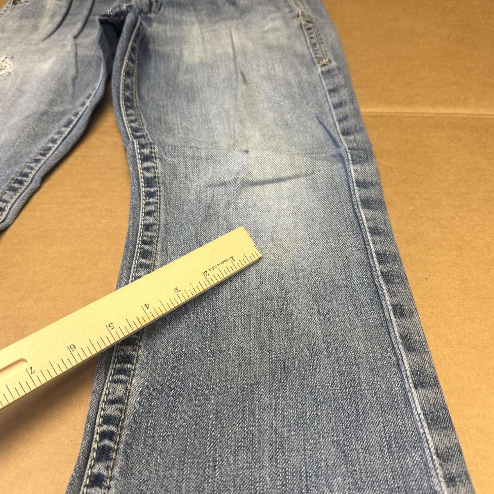 Ariat Ariat M5 Deadrun Arrowhead Straight Leg Jeans Mens 30x29 Blue Light Wash Denim Size US 30 / EU 46 - 5 Thumbnail