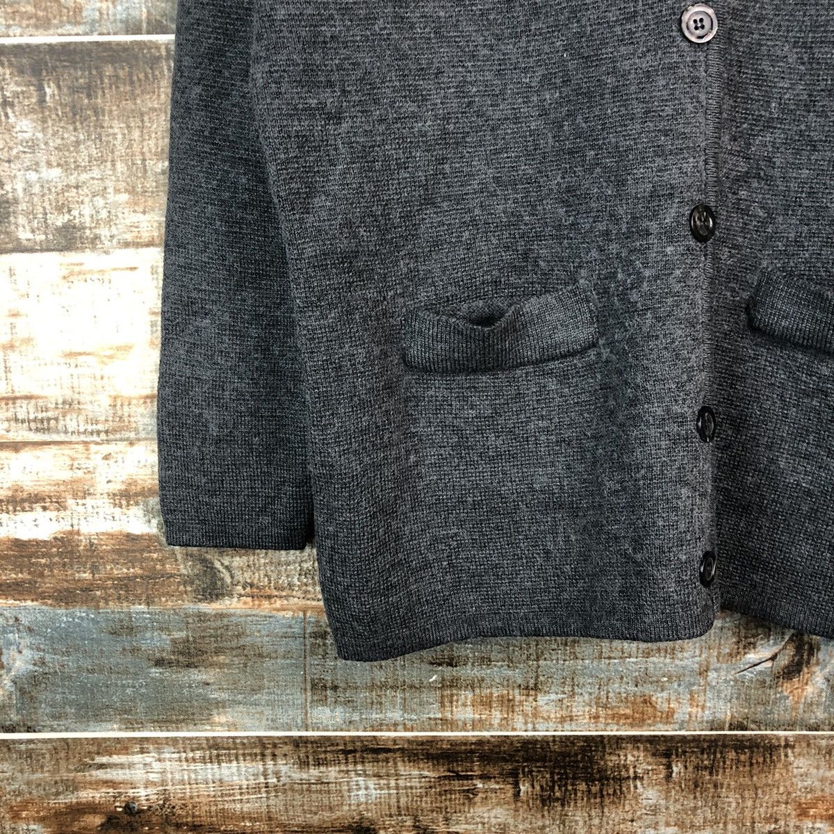Homespun Knitwear × Japanese Brand Japanese Brand Grey Cardigan Knitwear #A2375 Size US M / EU 48-50 / 2 - 7 Thumbnail