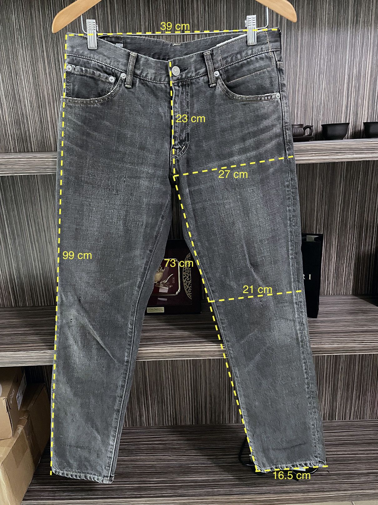 Visvim Visvim 15SS Social Sculpture 04D5 BLK 0115105005049 W32L30 Size US 32 / EU 48 - 2 Thumbnail