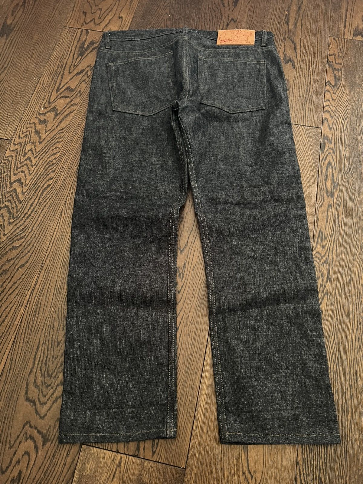 Naked & Famous Naked&Famous Weird guy year of the dog selvidge jeans Size US 33 - 3 Thumbnail
