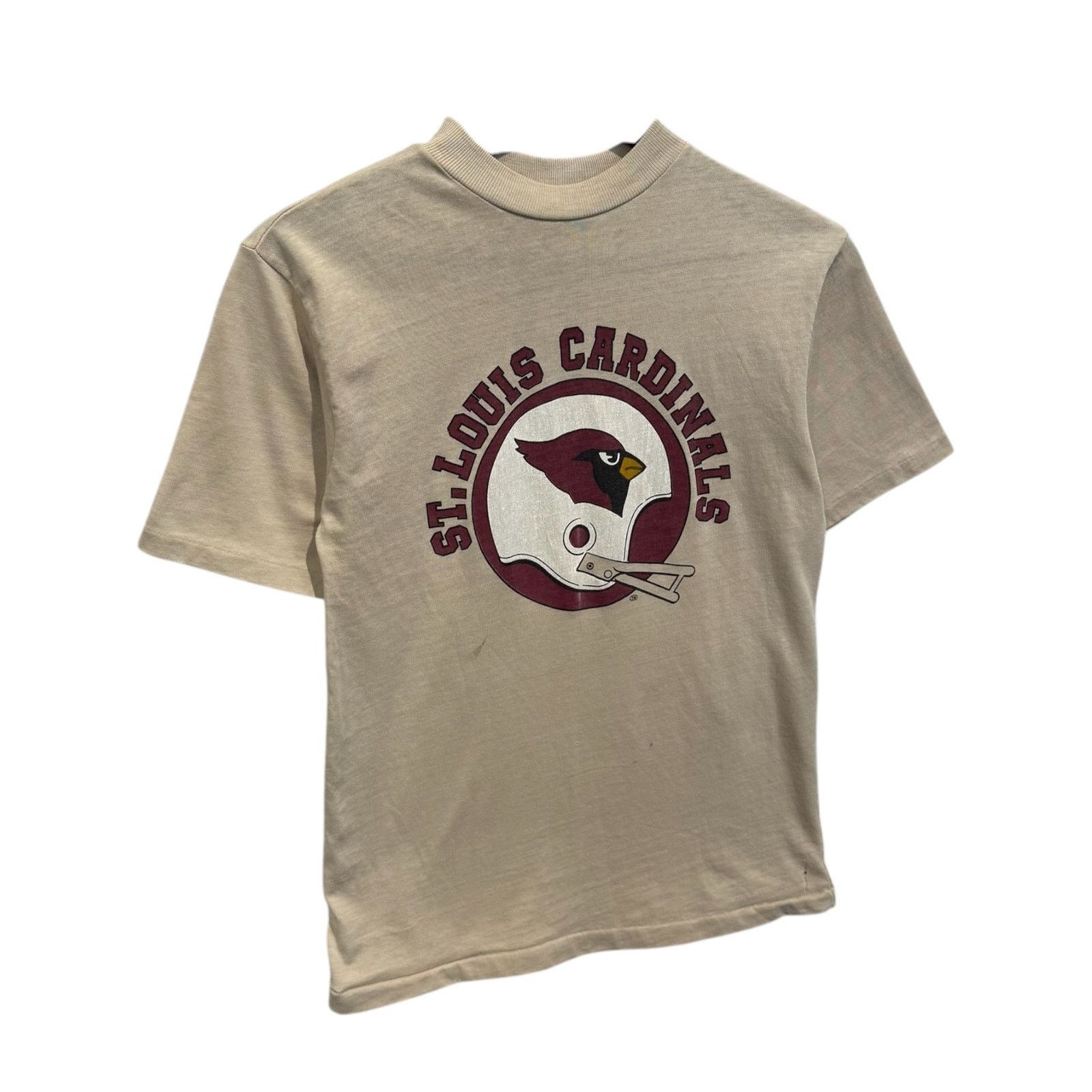 Vintage Vintage St. Louis Cardinals Helmet Spellout NFL Tee 80s XL Size US XL / EU 56 / 4 - 4 Thumbnail