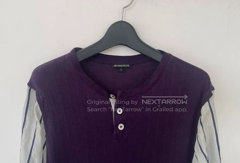 Ann Demeulemeester Ann Demeulemeester Size S Men's Stitched Henry Shirt Long Size US XS / EU 42 / 0 - 5 Thumbnail