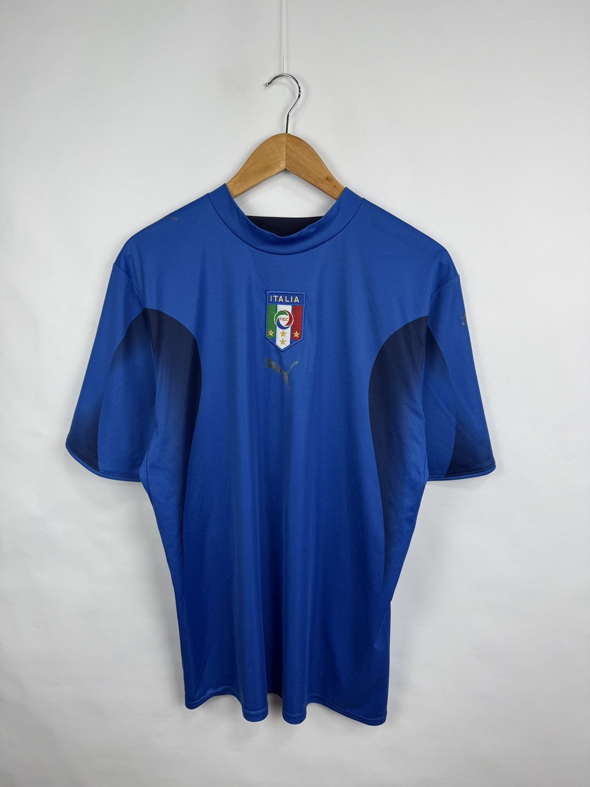 Puma 🇮🇹 Vintage 2006 Puma Italy Soccer Jersey T-Shirt Retro Rare Size US M / EU 48-50 / 2 - 2 Thumbnail
