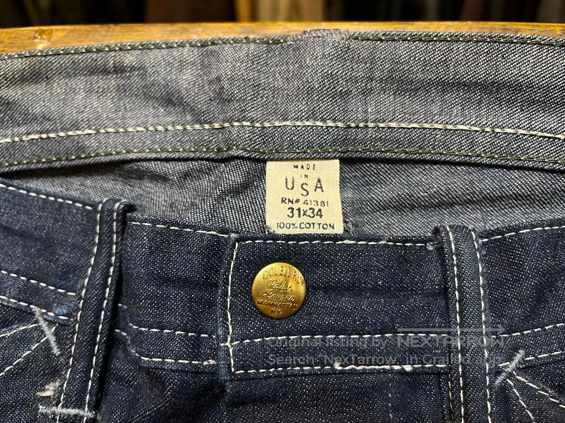 RRL Ralph Lauren RRL Denim Work Pants by Ralph Lauren. Size US 31 - 3 Thumbnail