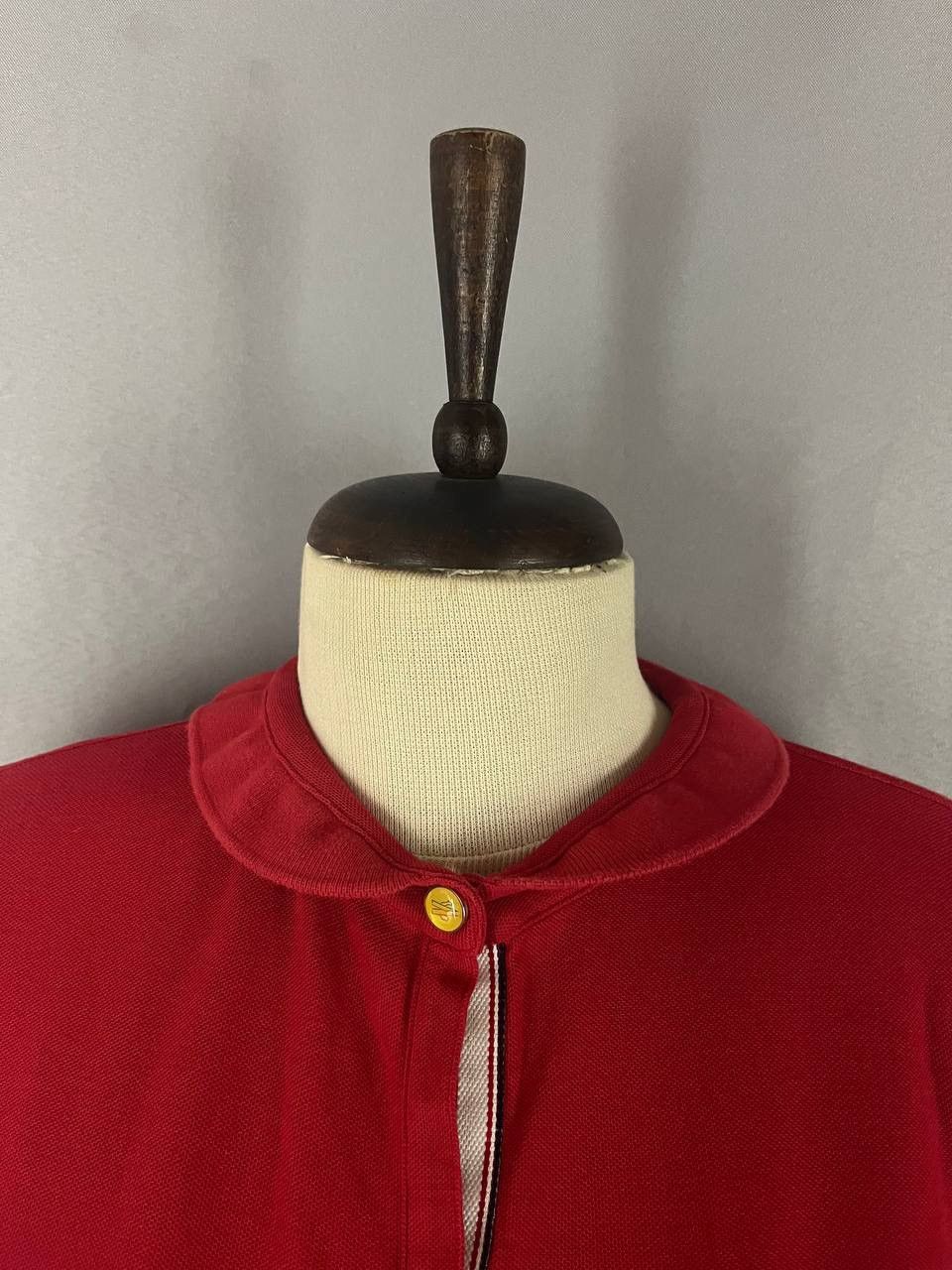 Moncler Moncler Polo Red Size L / US 10 / IT 46 - 3 Thumbnail