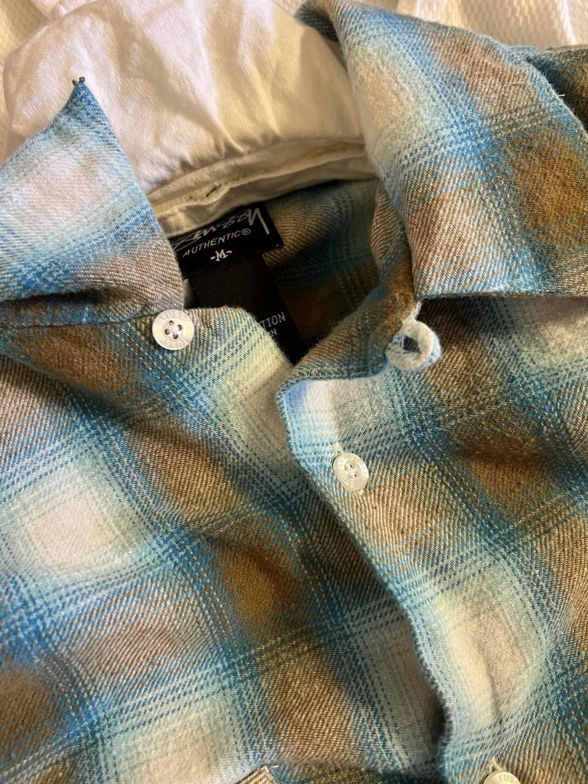 Stussy Vintage Stussy Button Down Plaid Flannel Shirt Medium Size US L / EU 52-54 / 3 - 8 Thumbnail