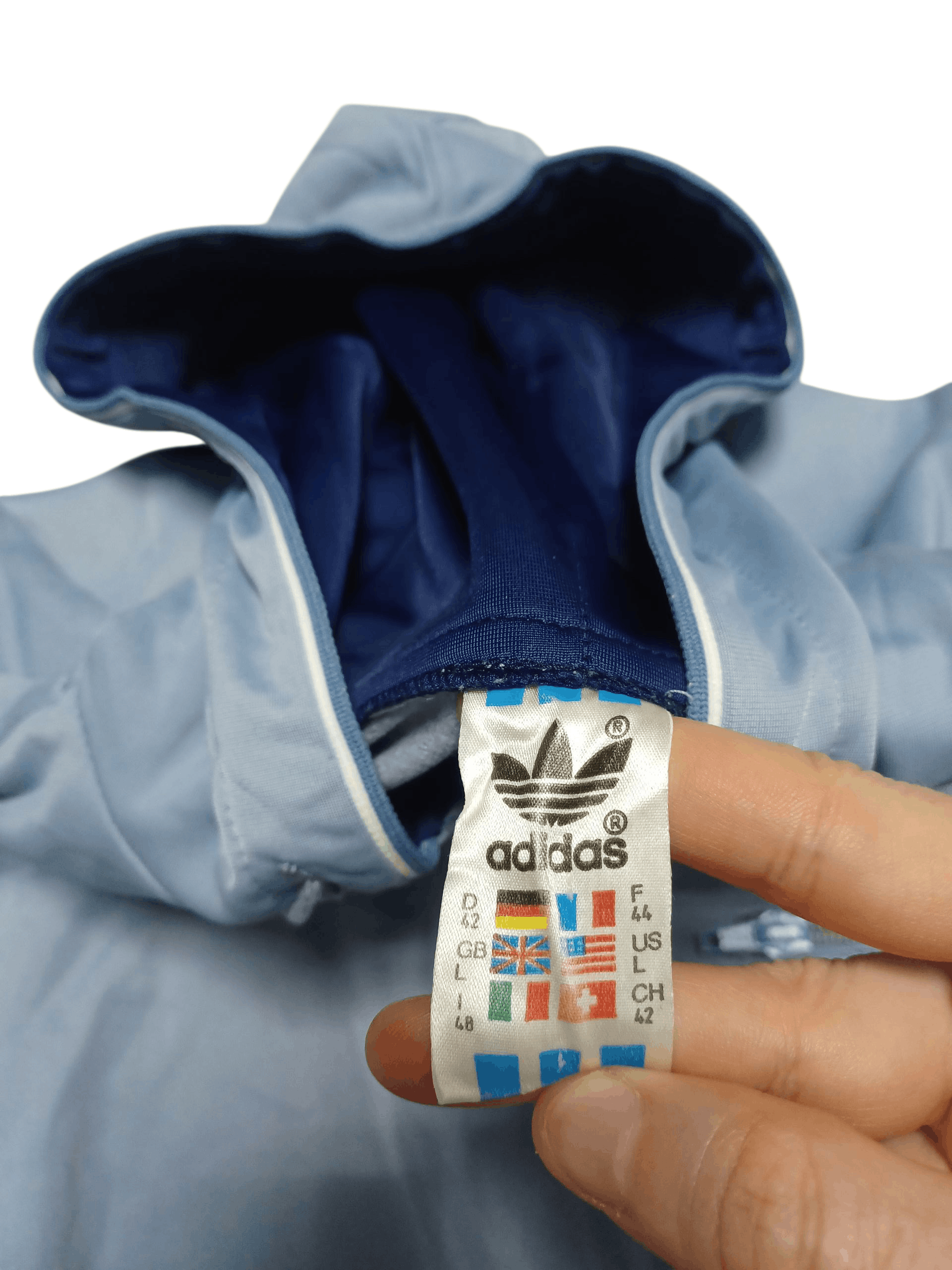 Adidas ADIDAS VINTAGE MADE IN WEST GERMANY BIG LOGO HOODIE Size US S / EU 44-46 / 1 - 4 Thumbnail