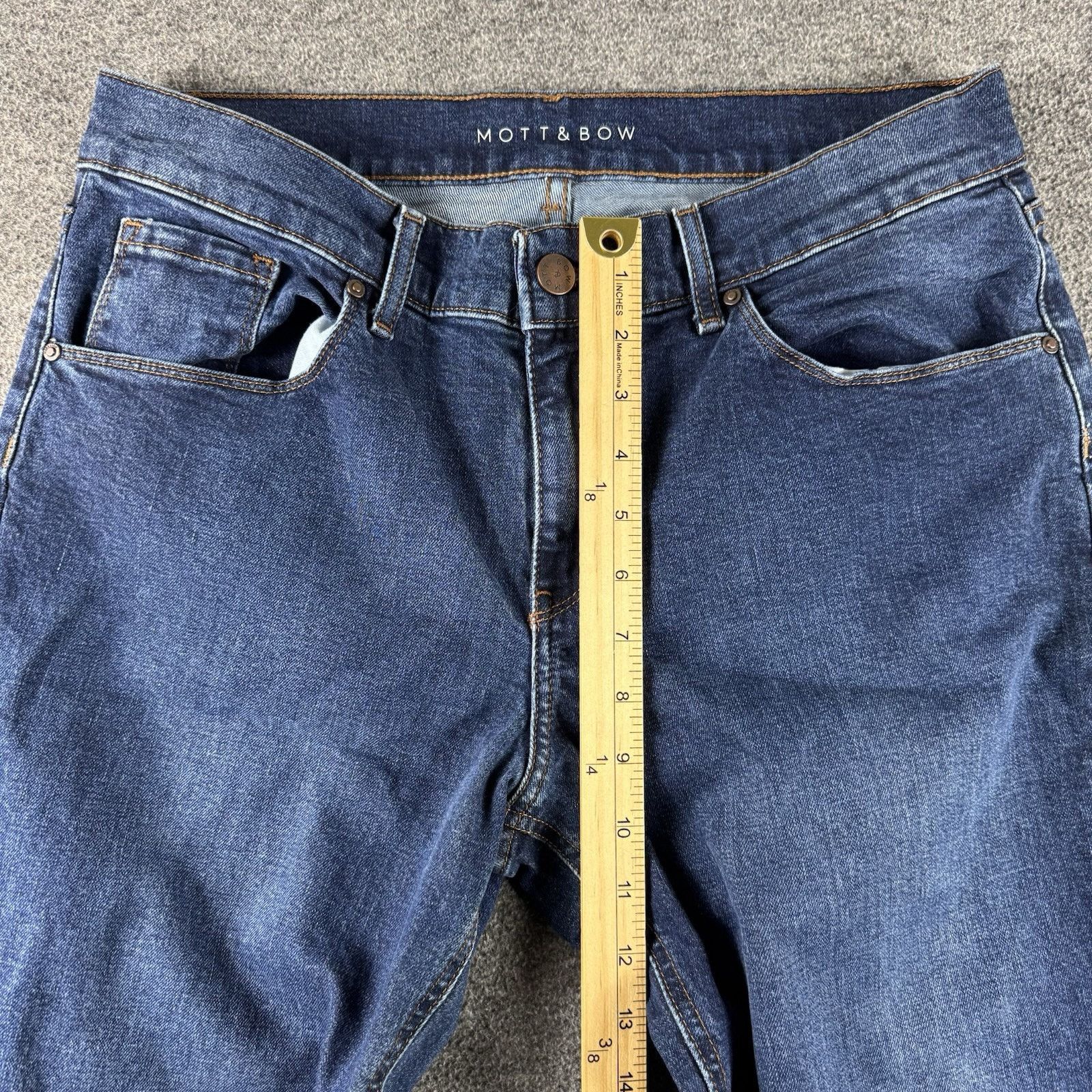 Mott & Bow Mott & Bow Boyfriend Jeans Women 30x32 Blue Denim Dark Wash Size 30" / US 8 / IT 44 - 2 Thumbnail