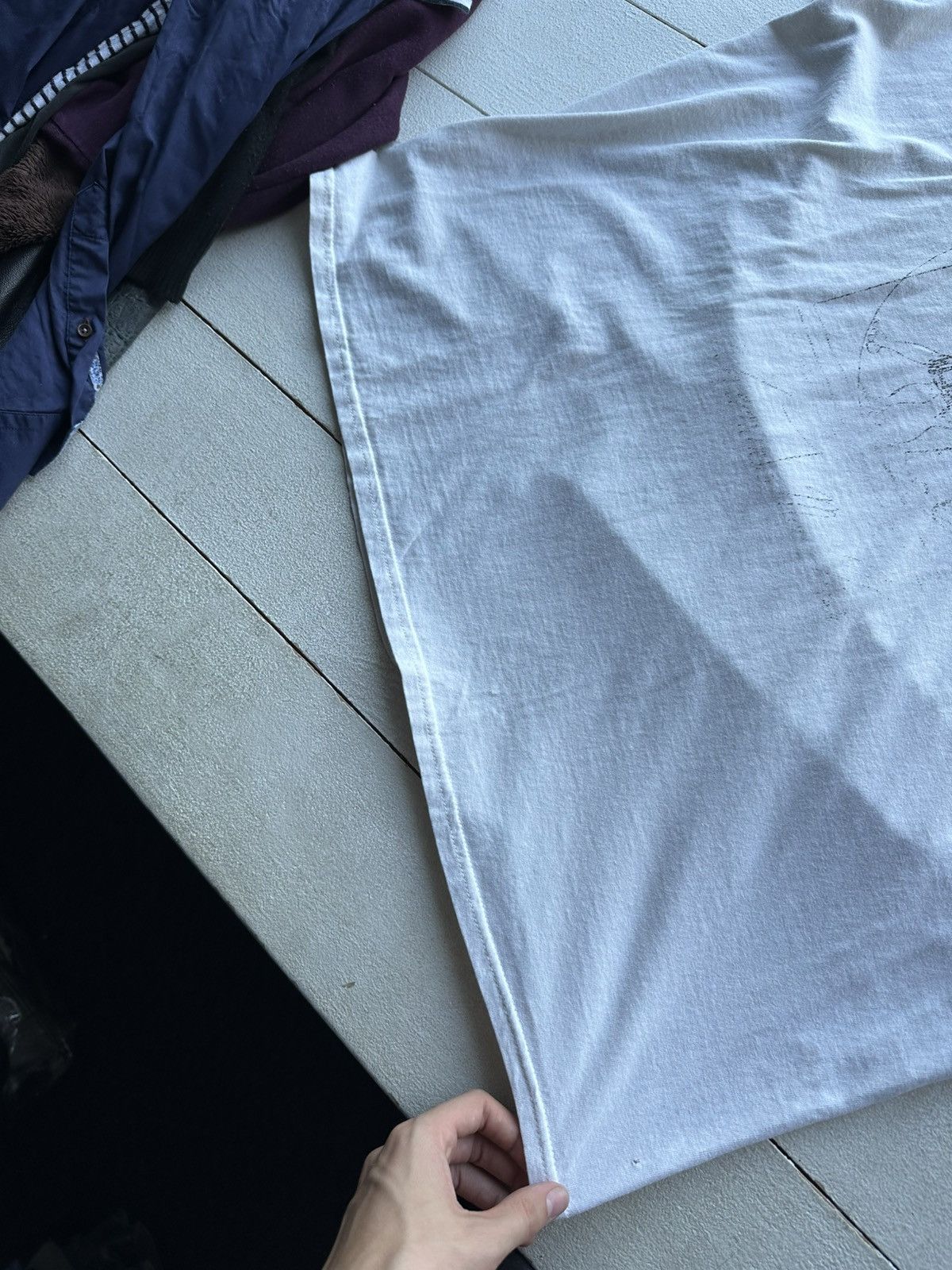 🚨LEONARDO DA VINCI BIG LOGO VINTAGE TEE WHITE