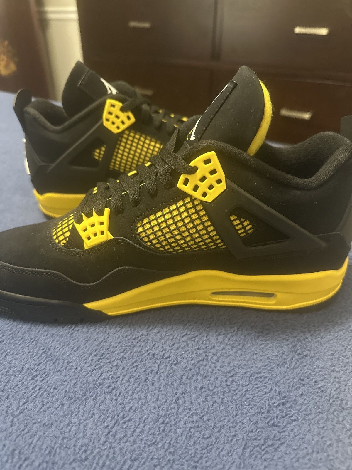 Jordan Brand Jordan Retro 4 Thunder Yellow Size US 11 / EU 44 - 6 Thumbnail