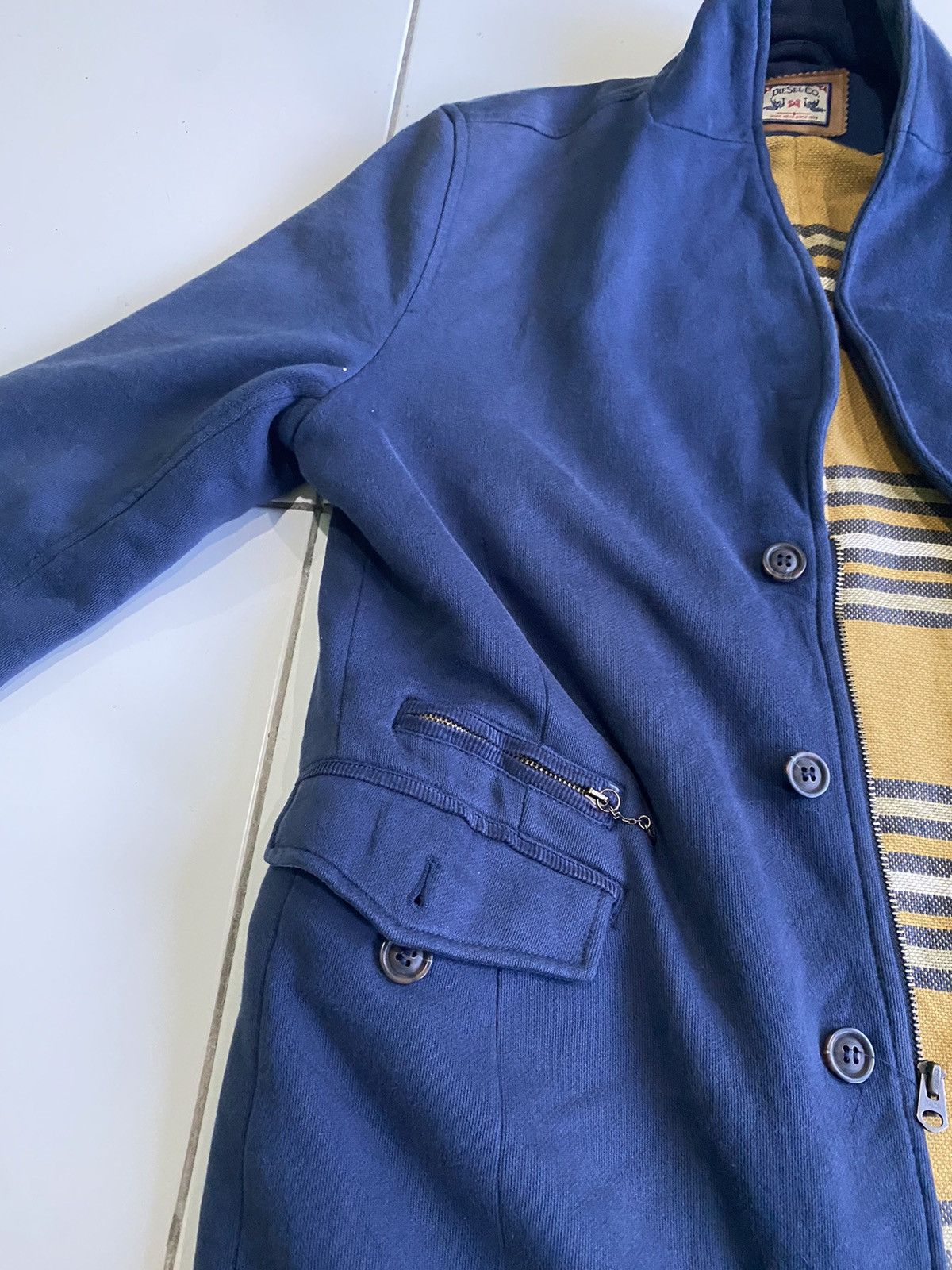 Diesel Vintage Diesel.co. Pullover Styles Cardigan Blue Jackets Size US L / EU 52-54 / 3 - 7 Thumbnail