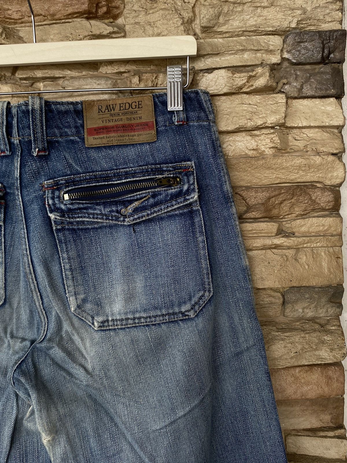 If Six Was Nine × Japanese Brand × Vintage Raw Edge Vintage Denim Size US 31 - 15 Thumbnail