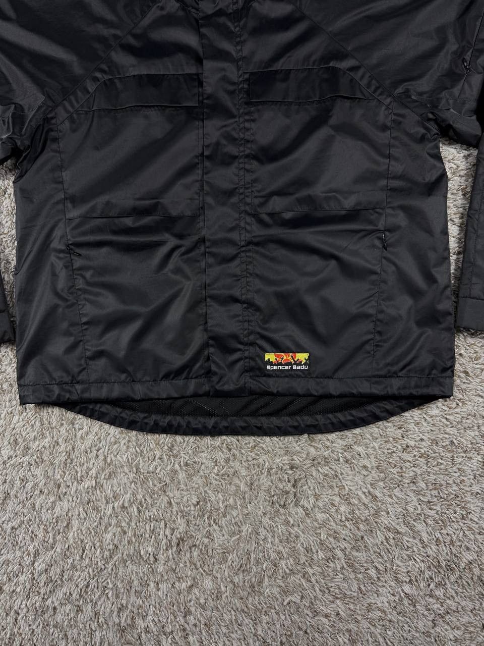 SPENCER BADU SPENCER BADU Black Water-Repellent Full Zip Jacket Size US S / EU 44-46 / 1 - 3 Thumbnail