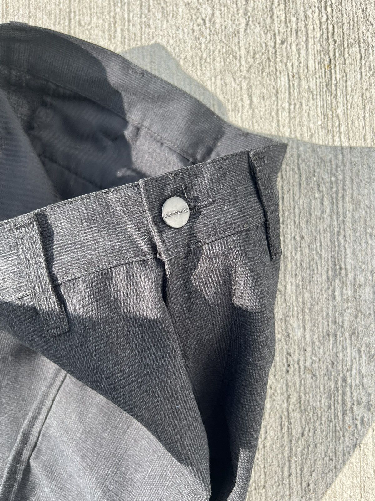 Carhartt × Vintage Vintage Carhartt Pants Plaided Black Size US 28 / EU 44 - 6 Thumbnail