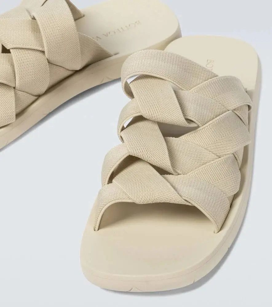 Bottega Veneta o1loc1c0724 651402 Plat Slide in Off White Size US 6 / EU 39 - 3 Thumbnail