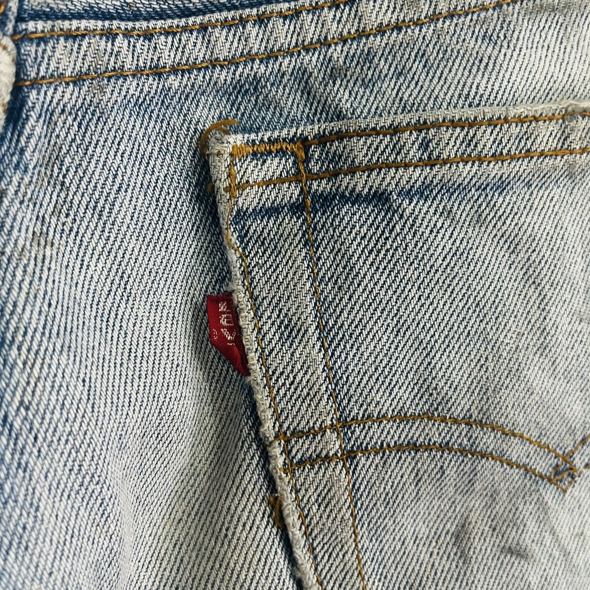 Levi's Grails Levis 501 Button 650 Distressed Ripped Denim USA Size US 30 / EU 46 - 14 Thumbnail