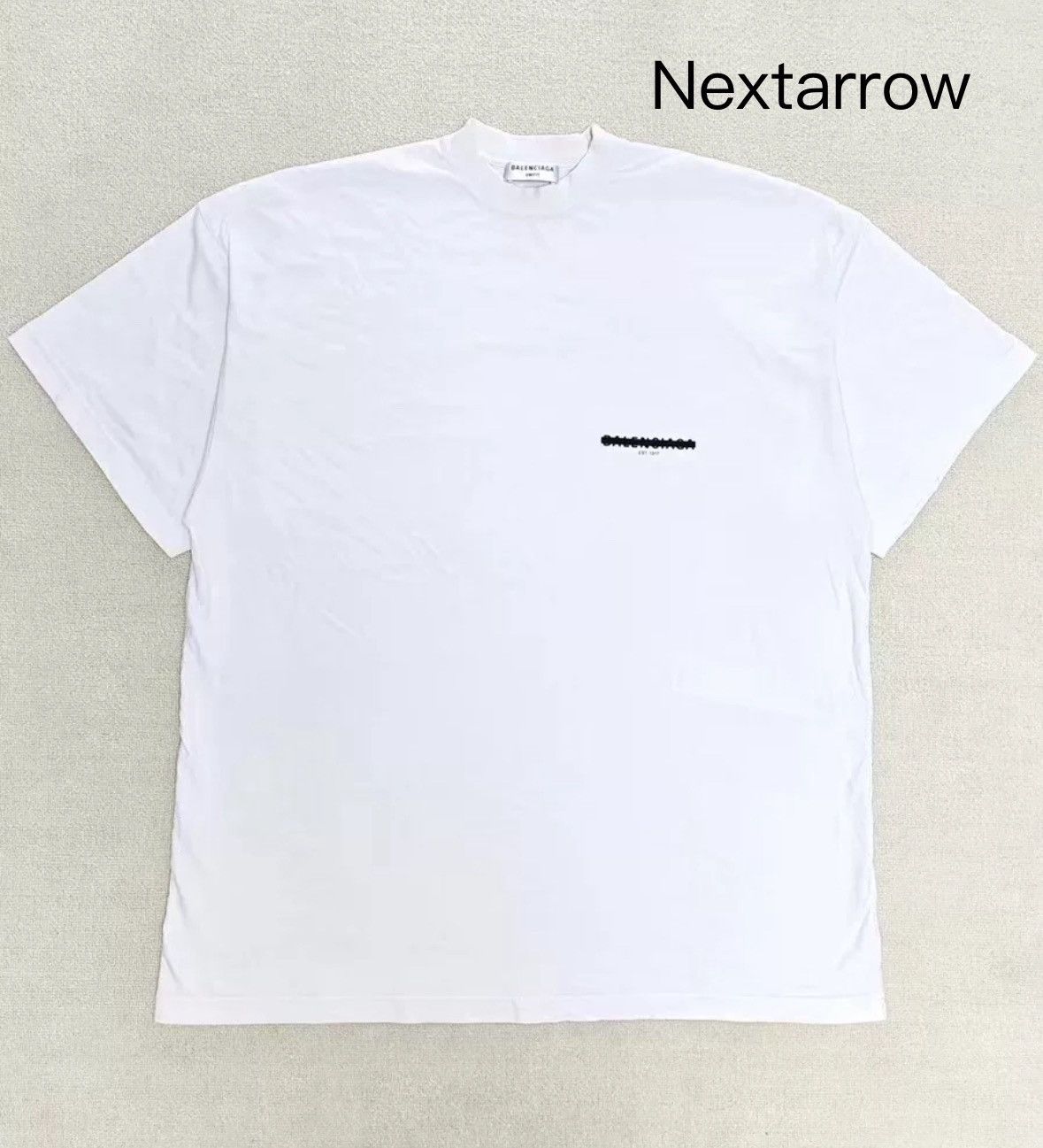 Balenciaga Balenciaga 22fw occlusion line logo short sleeved T-shirt Size US M / EU 48-50 / 2 - 1 Thumbnail