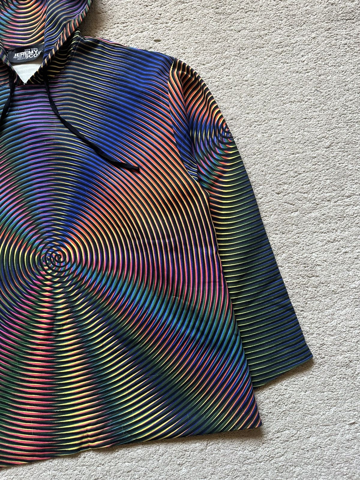 Jeremy Scott 2000s Jeremy Scott LSD Psychedelic Spiral Illusion Hoodie Size US M / EU 48-50 / 2 - 3 Thumbnail