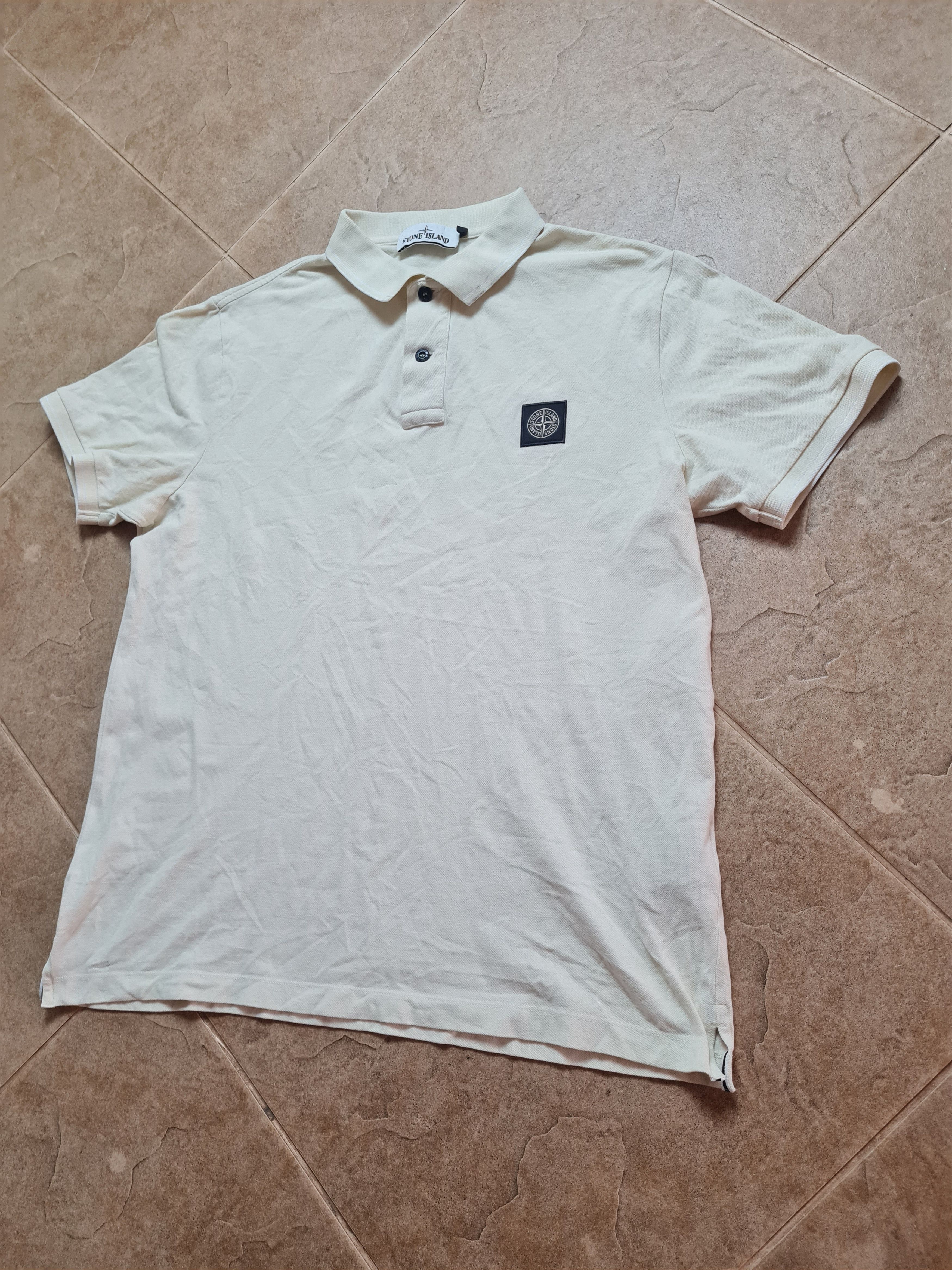 Stone Island Vintage tshirts Stone Island Logo Polo Shirt Size xl yellow Size US XL / EU 56 / 4 - 9 Thumbnail