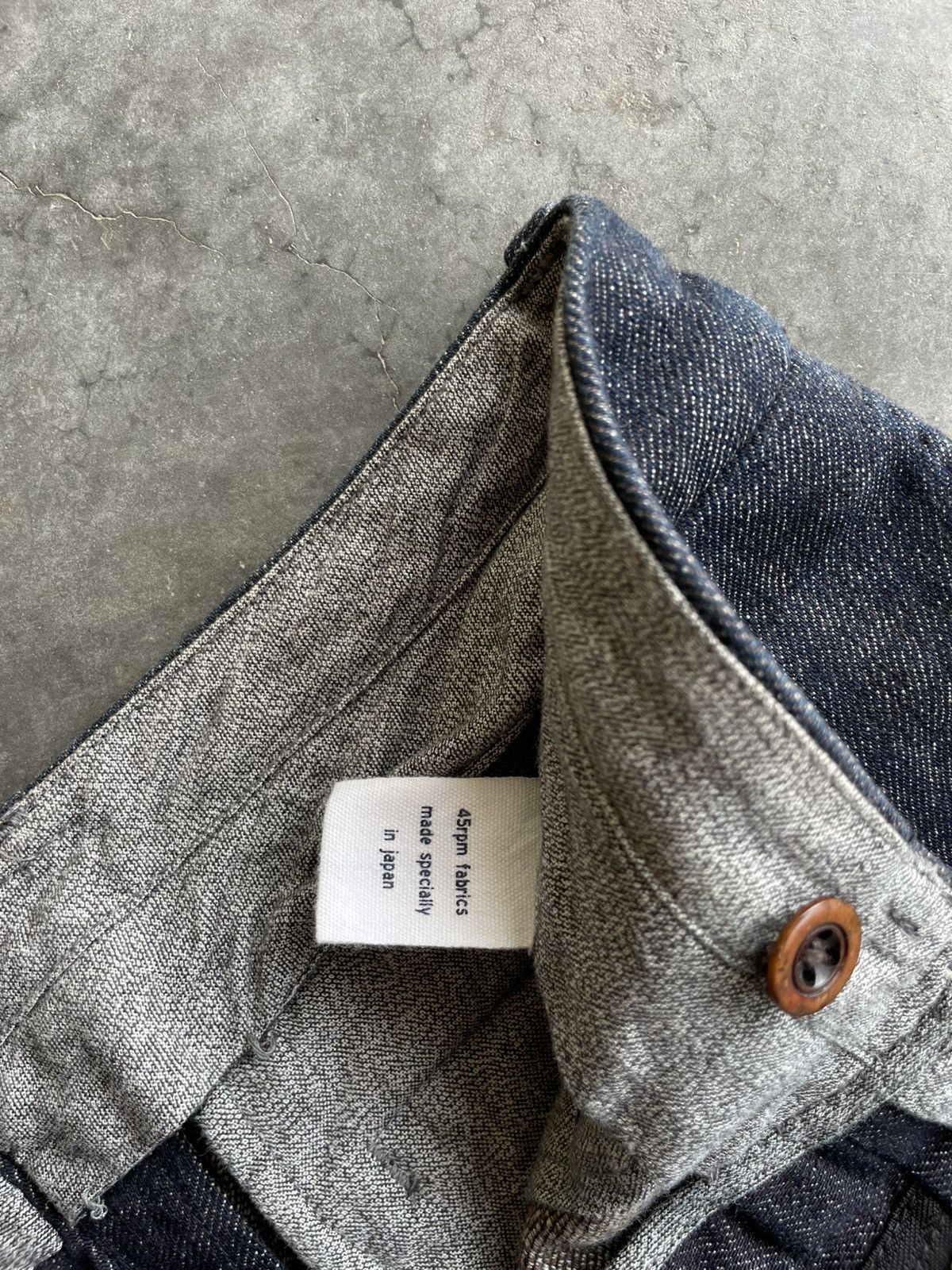 45rpm × Japanese Brand × Vintage Indigo Denim Trousers Pant by 45rpm Size US 30 / EU 46 - 6 Thumbnail