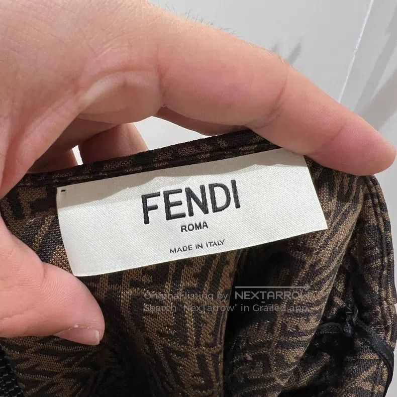 Fendi Fendi Printed Double F Old-Fashioned Zipper Bodice Dress Size XS / US 0-2 / IT 36-38 - 3 Thumbnail