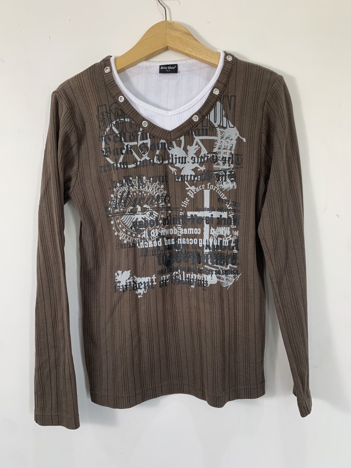 Japanese Brand Lgb style japanese brand poem longsleeve t-shirt Size US L / EU 52-54 / 3 - 7 Thumbnail